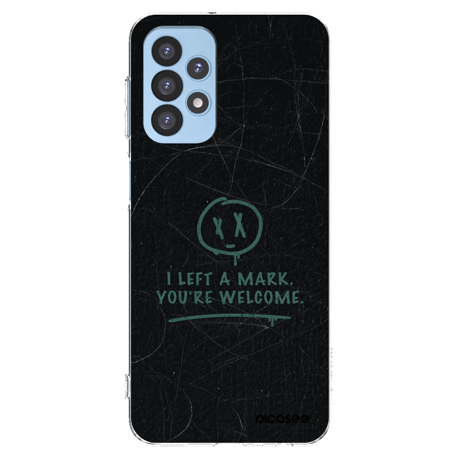 Picasee silikonowe przeźroczyste etui na Samsung Galaxy A23 A235F 4G - LEFT A MARK