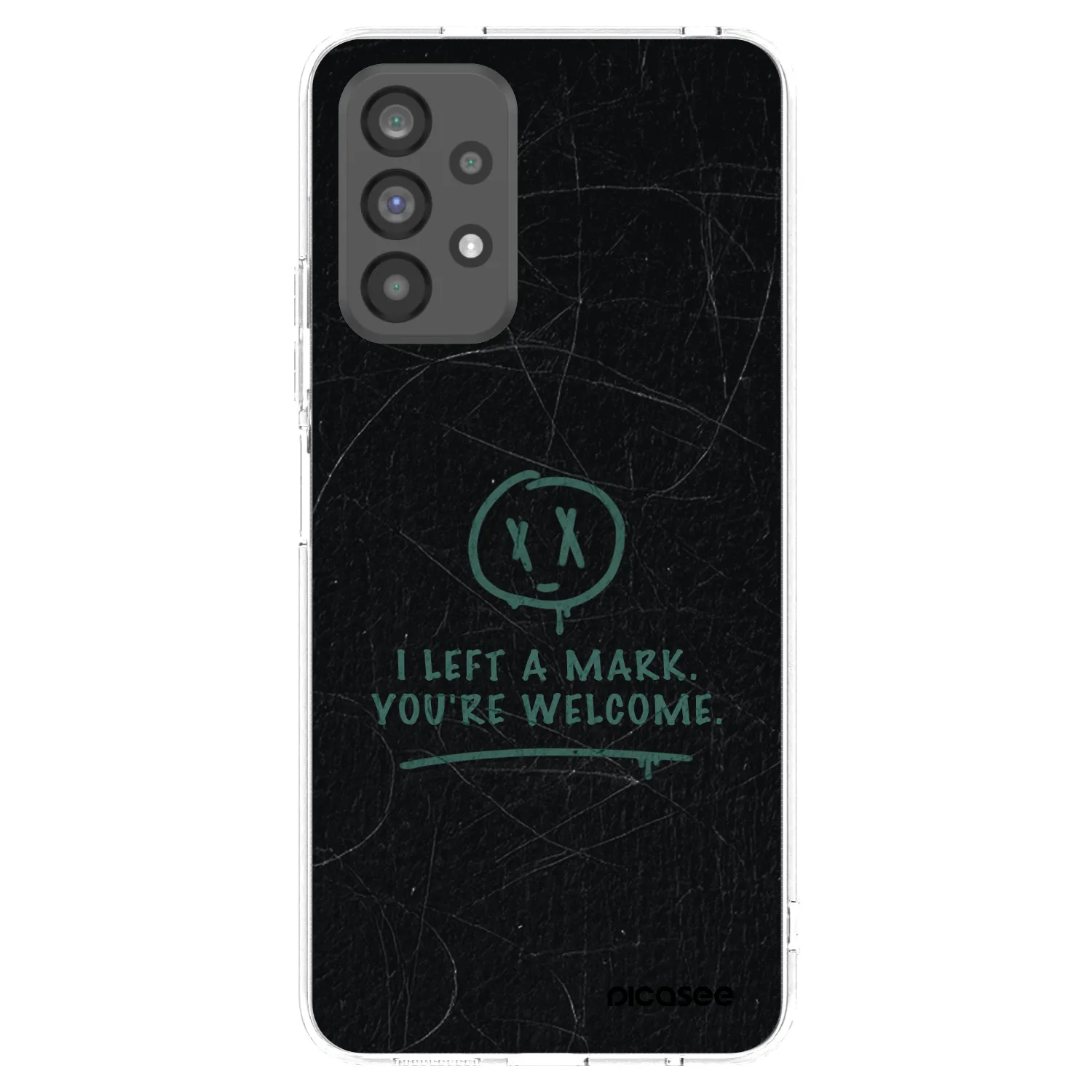 Picasee silikonowe przeźroczyste etui na Samsung Galaxy A73 5G - LEFT A MARK