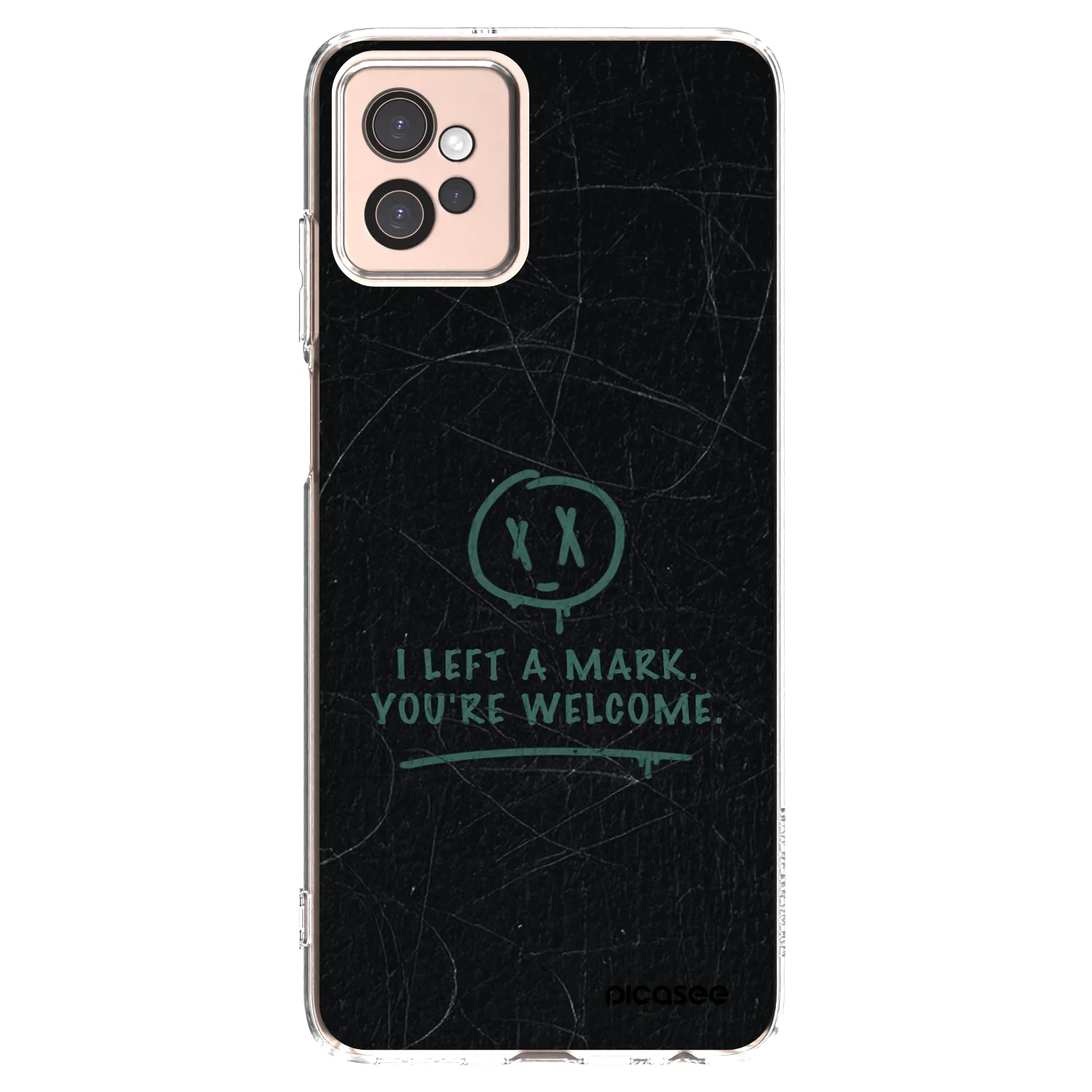 Picasee silikonowe przeźroczyste etui na Motorola Moto G32 - LEFT A MARK