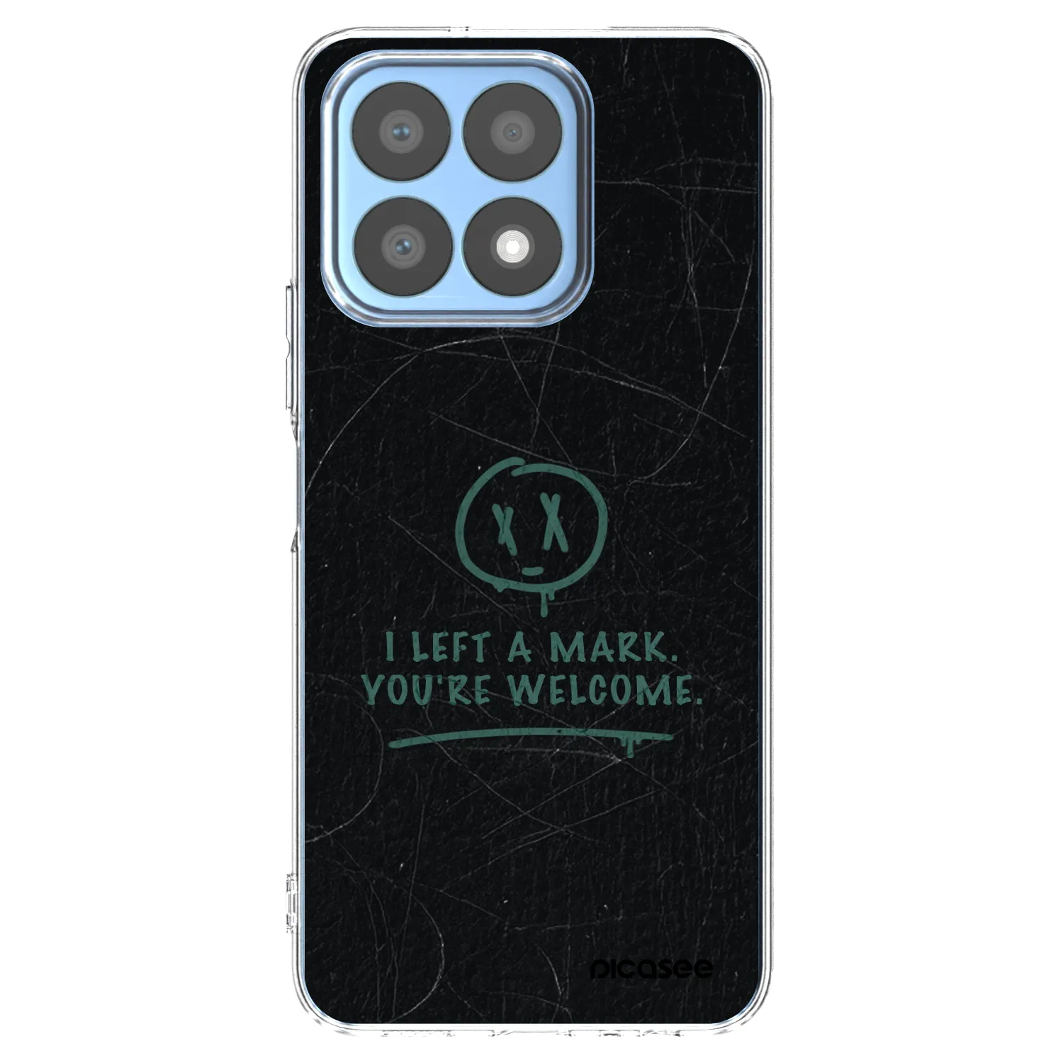 Picasee silikonowe przeźroczyste etui na Honor X8a - LEFT A MARK