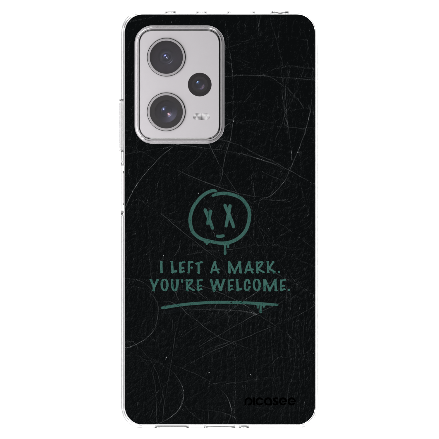 Picasee silikonowe przeźroczyste etui na Xiaomi Redmi Note 12 Pro+ 5G - LEFT A MARK