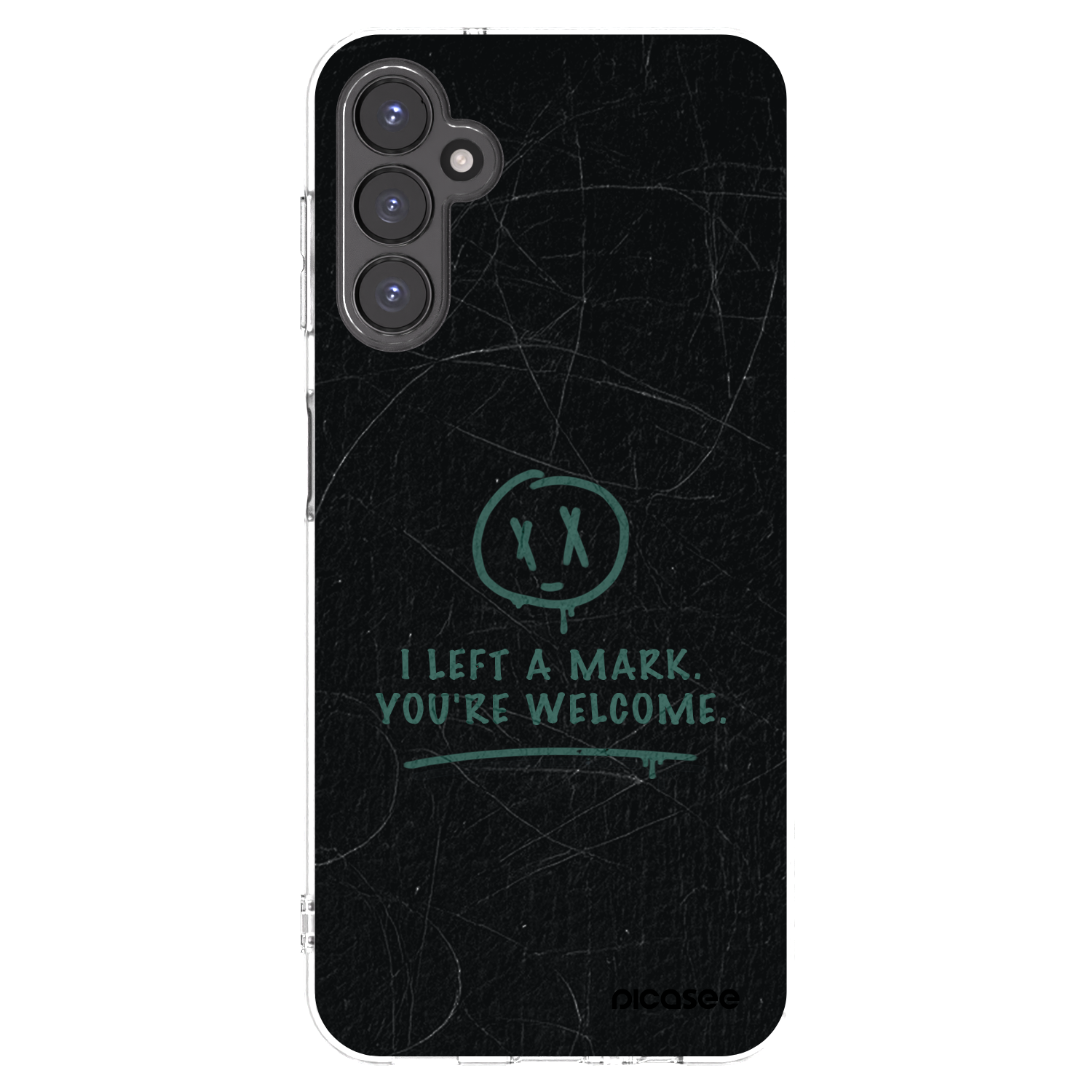 Picasee silikonowe przeźroczyste etui na Samsung Galaxy A14 5G A146P - LEFT A MARK