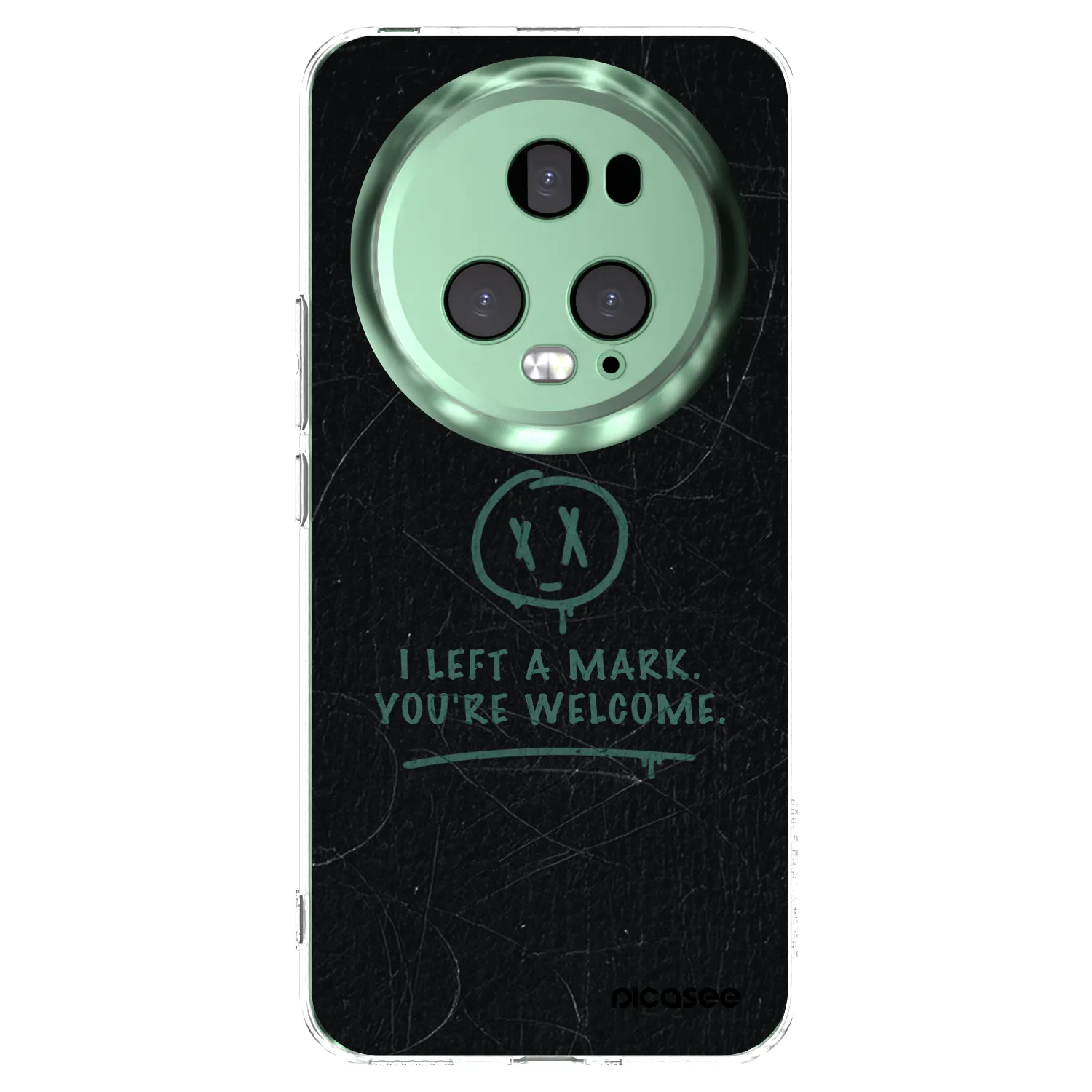 Picasee silikonowe przeźroczyste etui na Honor Magic5 Pro - LEFT A MARK