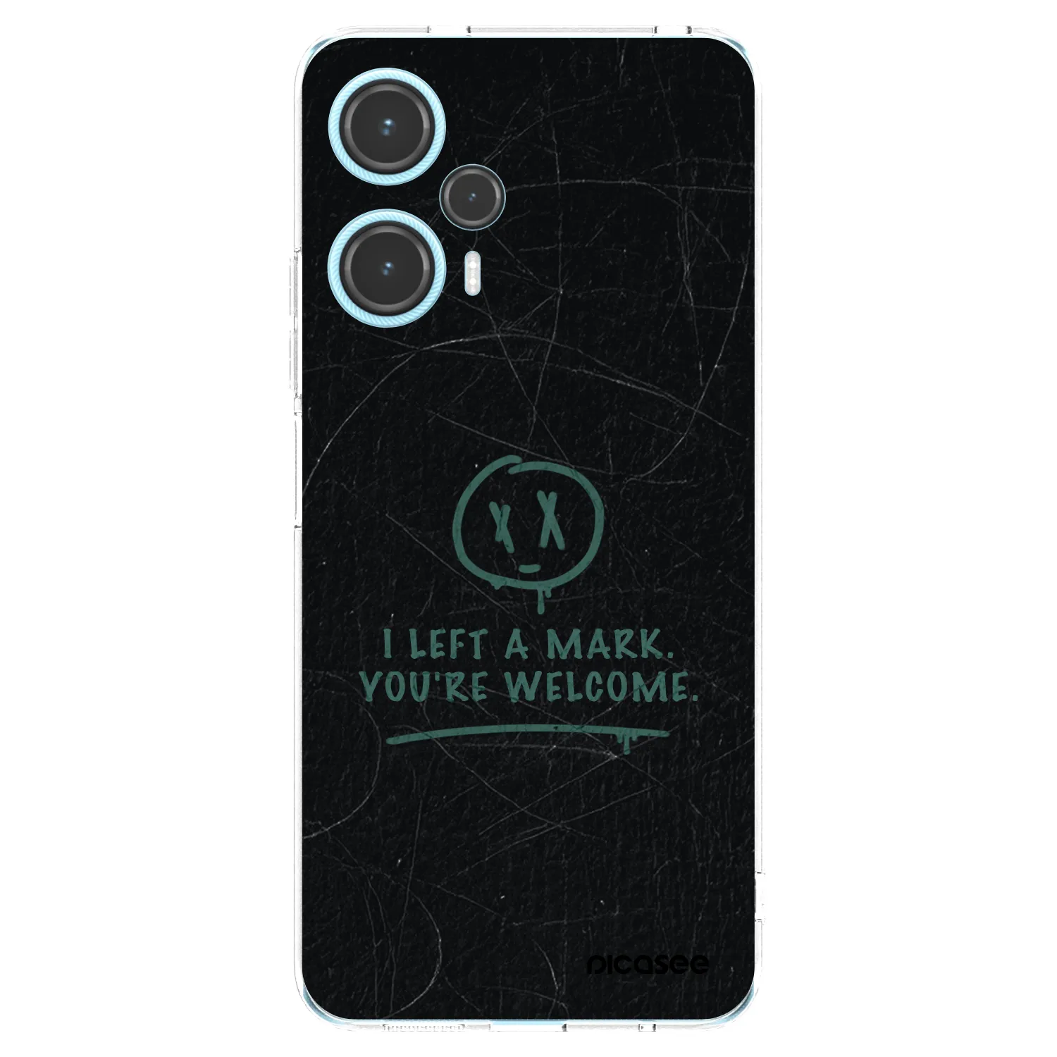 Picasee silikonowe przeźroczyste etui na Xiaomi Poco F5 - LEFT A MARK