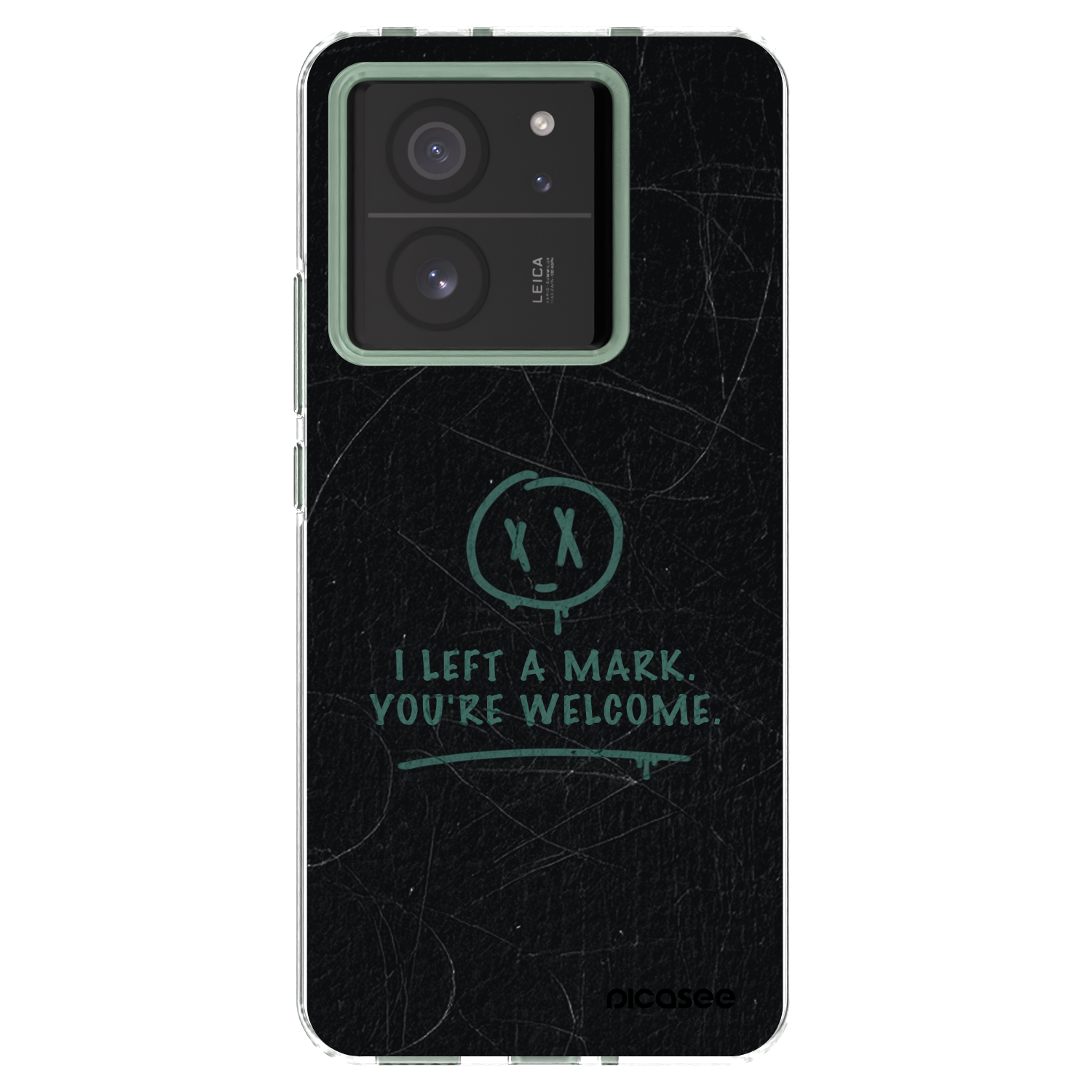 Picasee silikonowe przeźroczyste etui na Xiaomi 13T - LEFT A MARK
