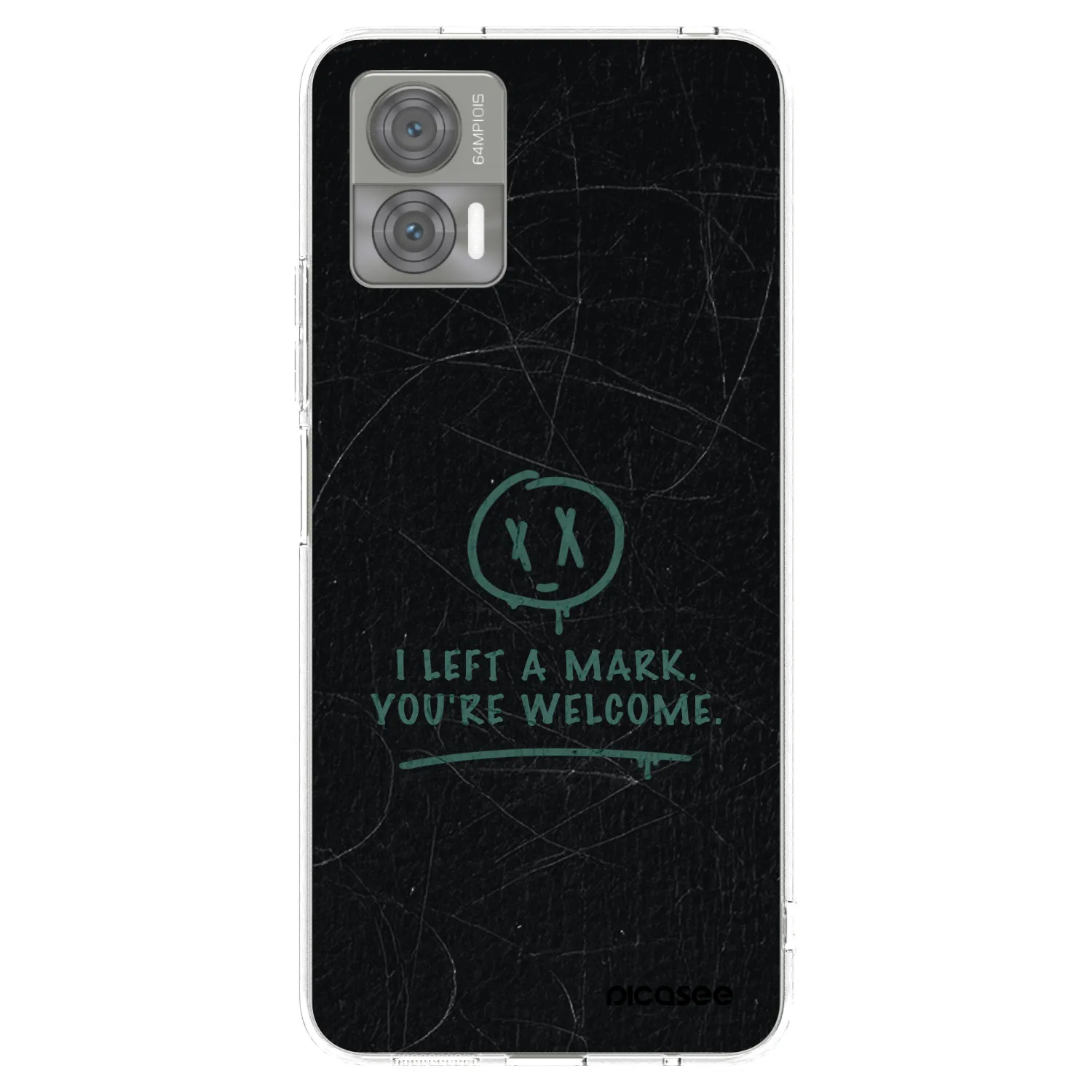 Picasee silikonowe przeźroczyste etui na Motorola Edge 30 Neo - LEFT A MARK