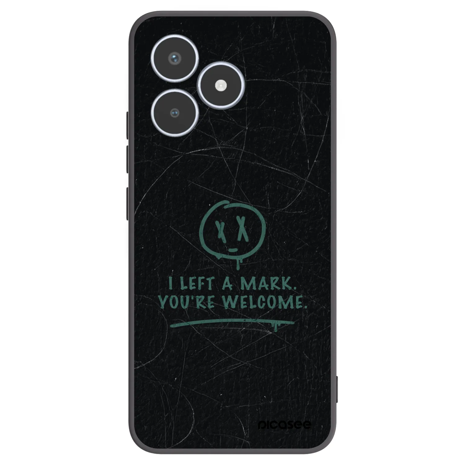 Picasee silikonowe czarne etui na Realme C53 - LEFT A MARK