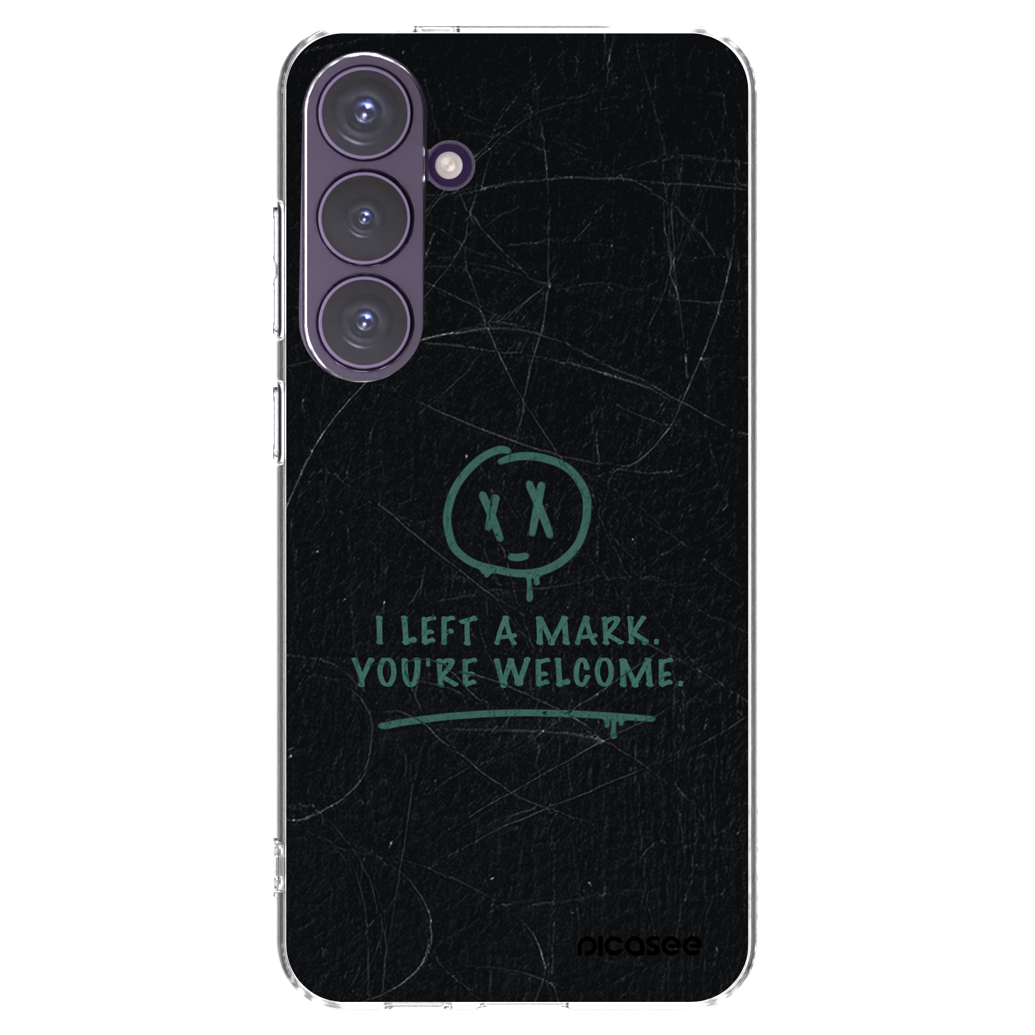 Picasee silikonowe przeźroczyste etui na Samsung Galaxy S24+ S926B 5G - LEFT A MARK