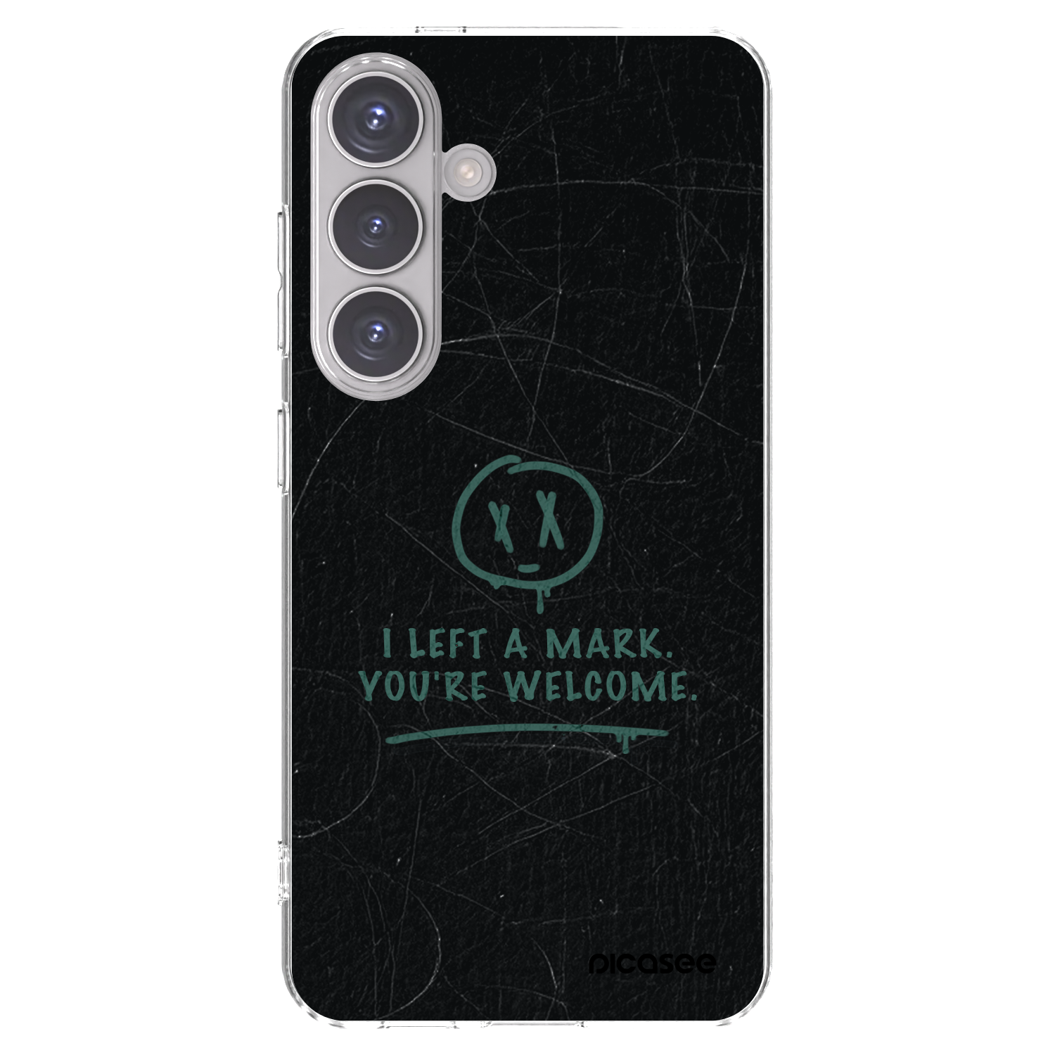 Picasee silikonowe przeźroczyste etui na Samsung Galaxy S24 S921B 5G - LEFT A MARK