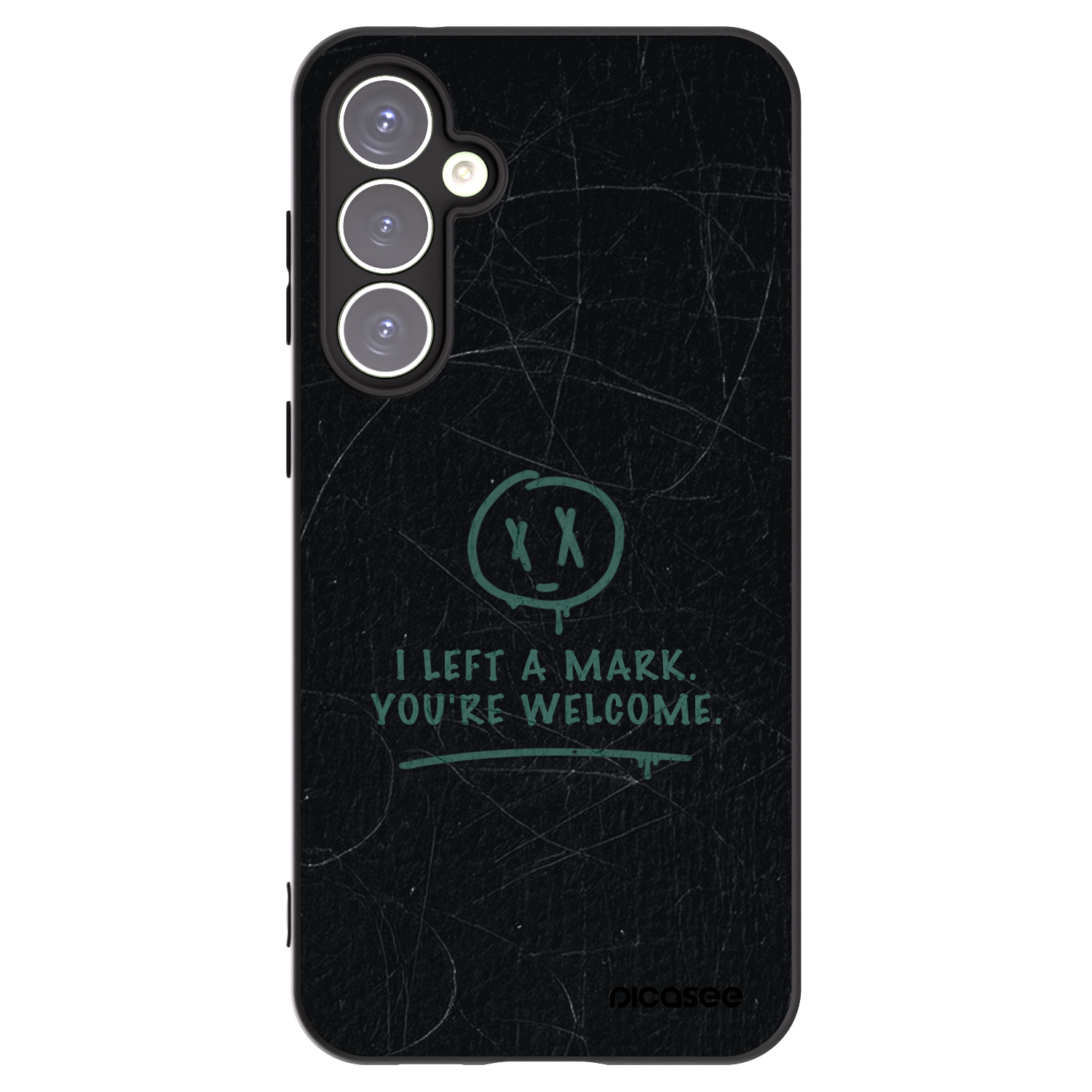 Picasee silikonowe czarne etui na Samsung Galaxy S23 FE S711B - LEFT A MARK