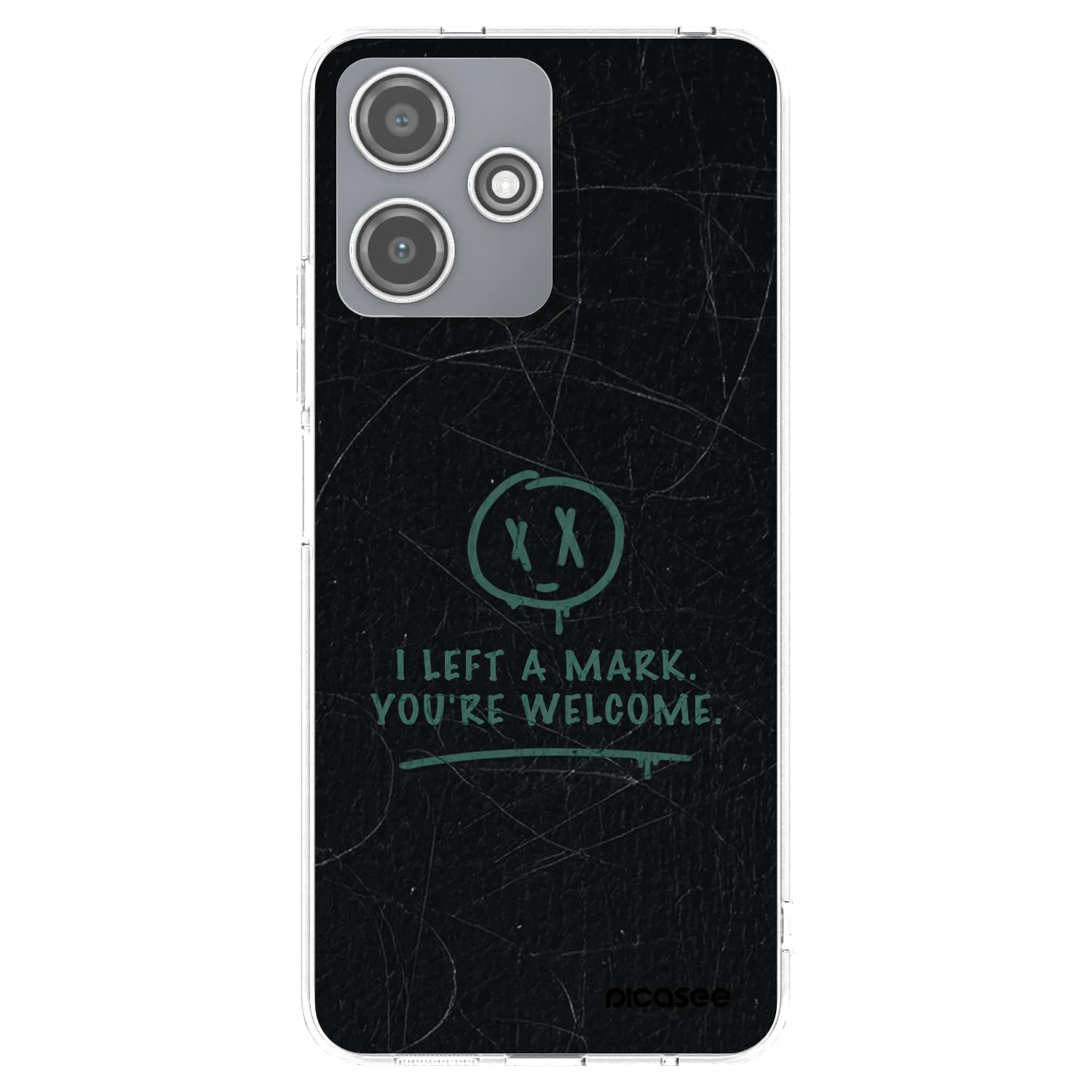 Picasee silikonowe przeźroczyste etui na Xiaomi Redmi 12 5G - LEFT A MARK