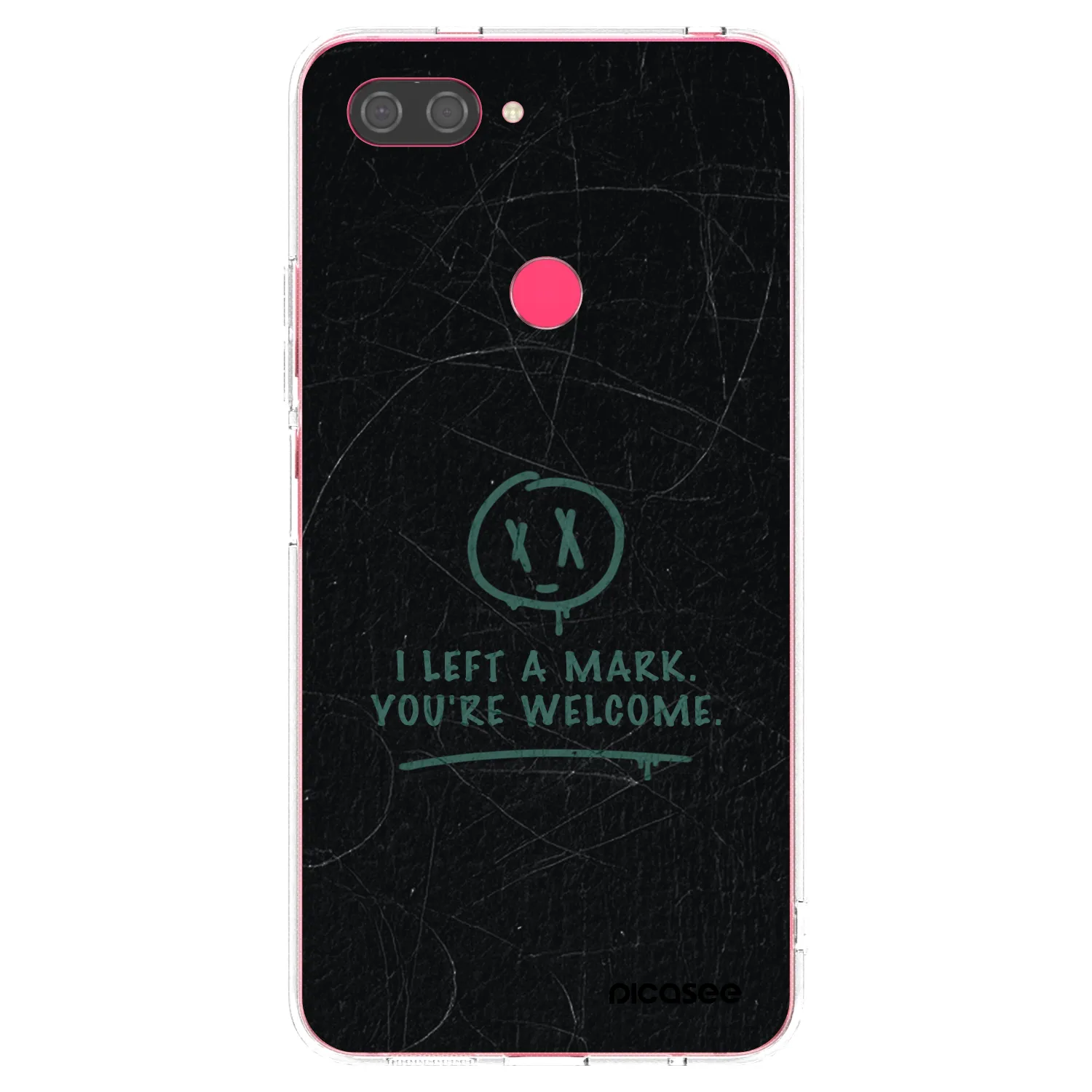 Picasee silikonowe przeźroczyste etui na Xiaomi Mi 8 Lite - LEFT A MARK