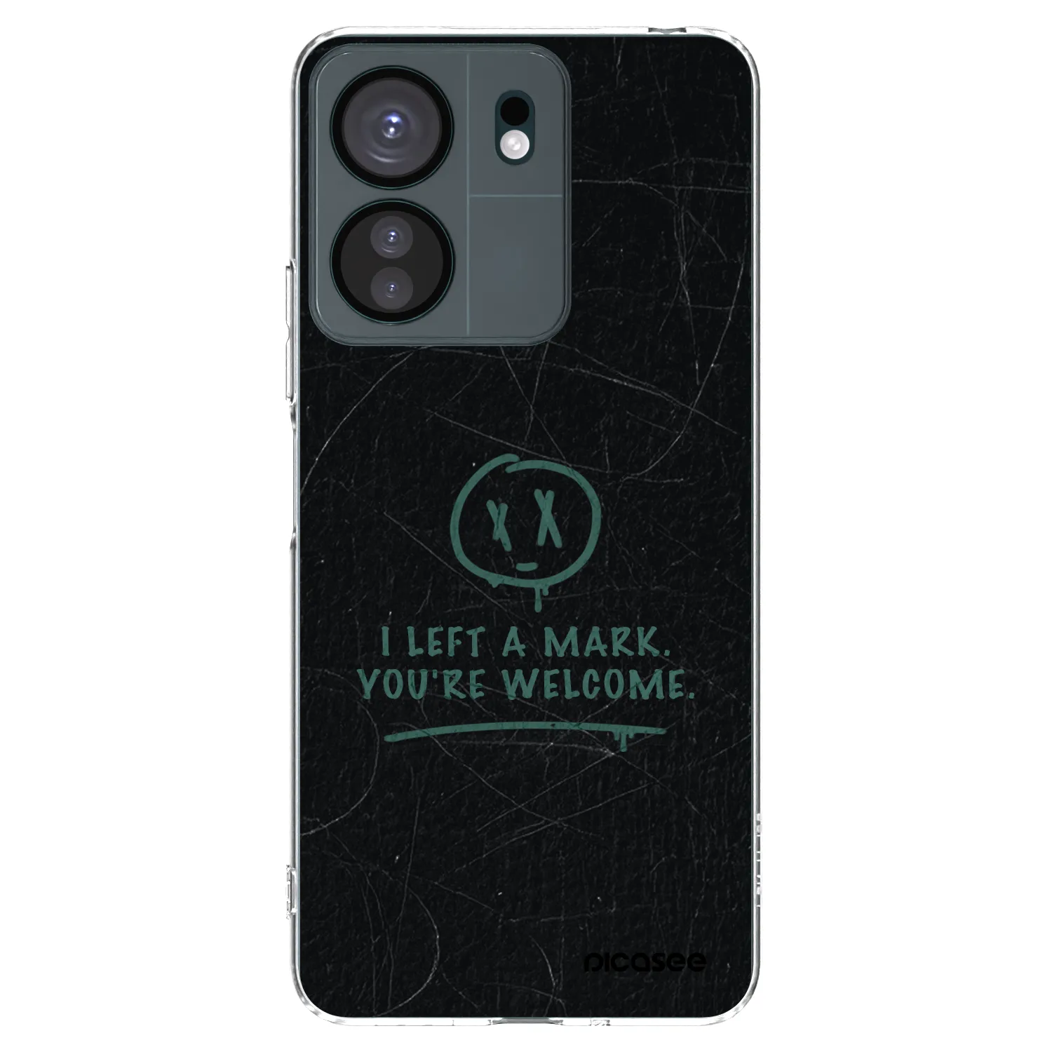 Picasee silikonowe przeźroczyste etui na Xiaomi Redmi 13C 4G - LEFT A MARK