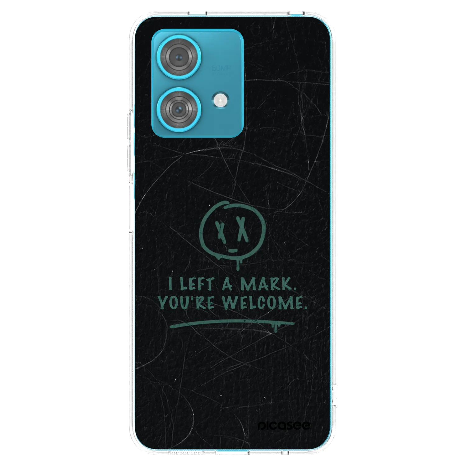 Picasee silikonowe przeźroczyste etui na Motorola Edge 40 Neo - LEFT A MARK