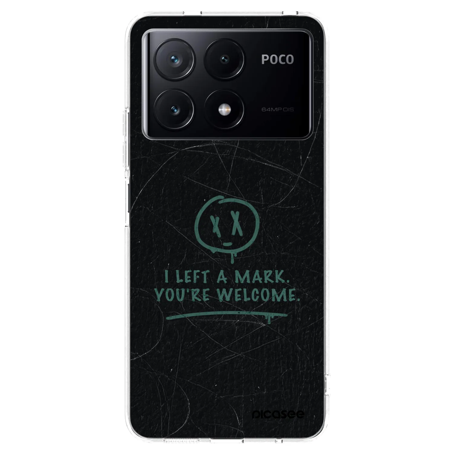 Picasee silikonowe przeźroczyste etui na Xiaomi Poco X6 Pro - LEFT A MARK
