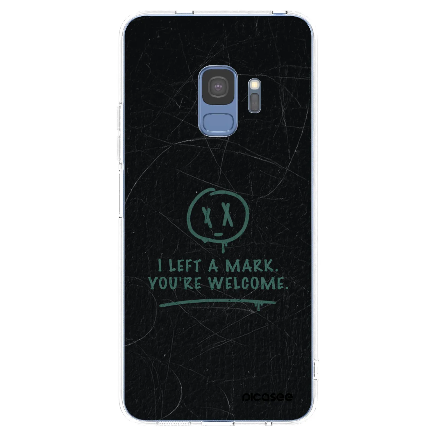 Picasee silikonowe przeźroczyste etui na Samsung Galaxy S9 G960F - LEFT A MARK