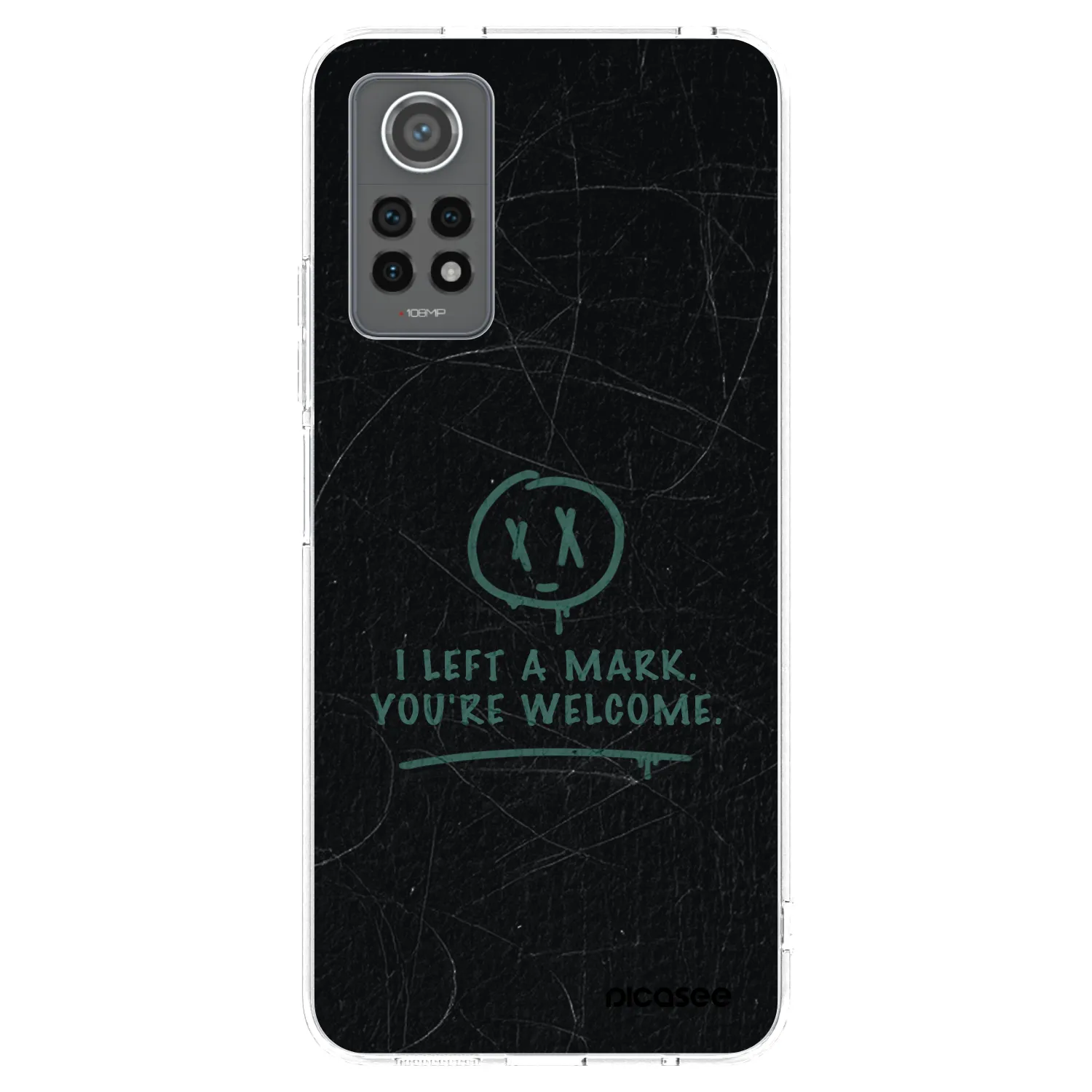 Picasee silikonowe przeźroczyste etui na Xiaomi Redmi Note 12 Pro 4G - LEFT A MARK