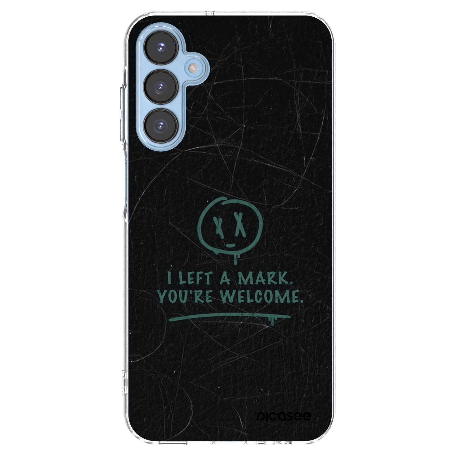 Picasee silikonowe przeźroczyste etui na Samsung Galaxy A15 A156B 5G - LEFT A MARK