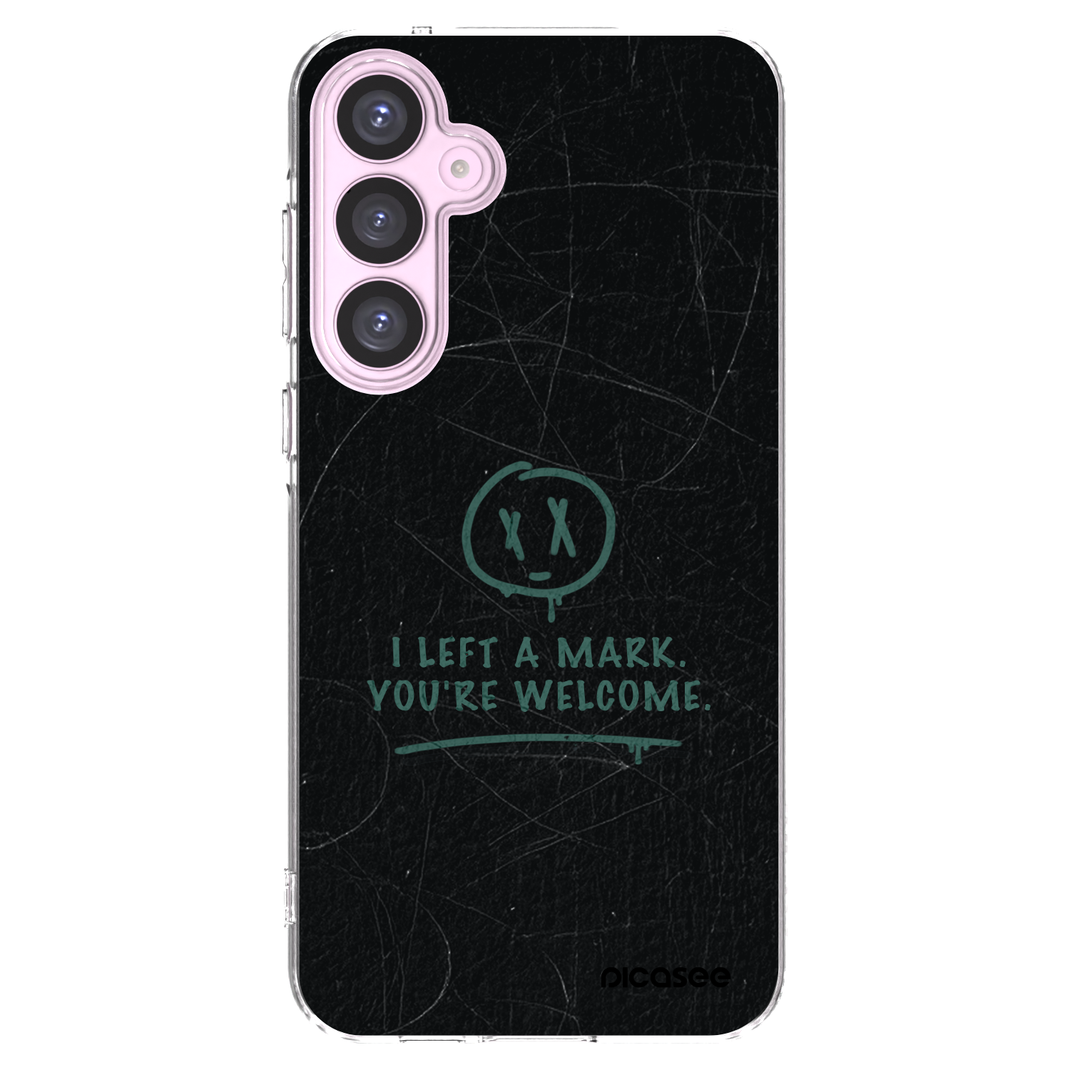 Picasee silikonowe przeźroczyste etui na Samsung Galaxy A55 5G A556B - LEFT A MARK