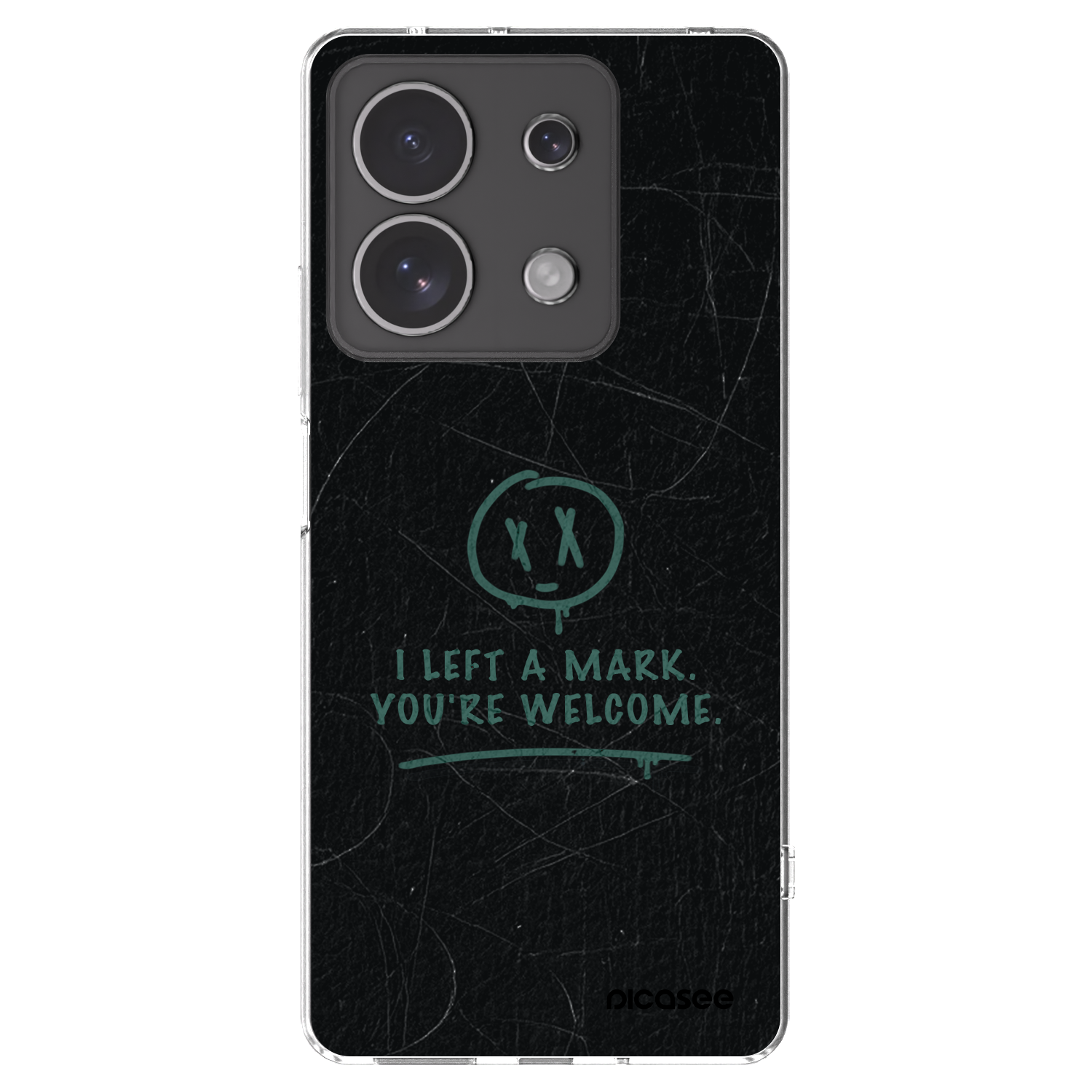 Picasee silikonowe przeźroczyste etui na Xiaomi Redmi Note 13 4G - LEFT A MARK