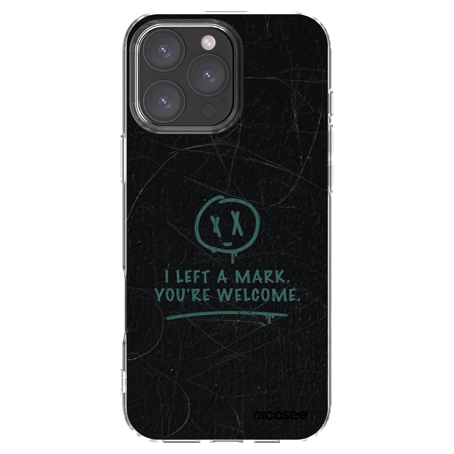 Picasee silikonowe przeźroczyste etui na Apple iPhone 16 Pro Max - LEFT A MARK
