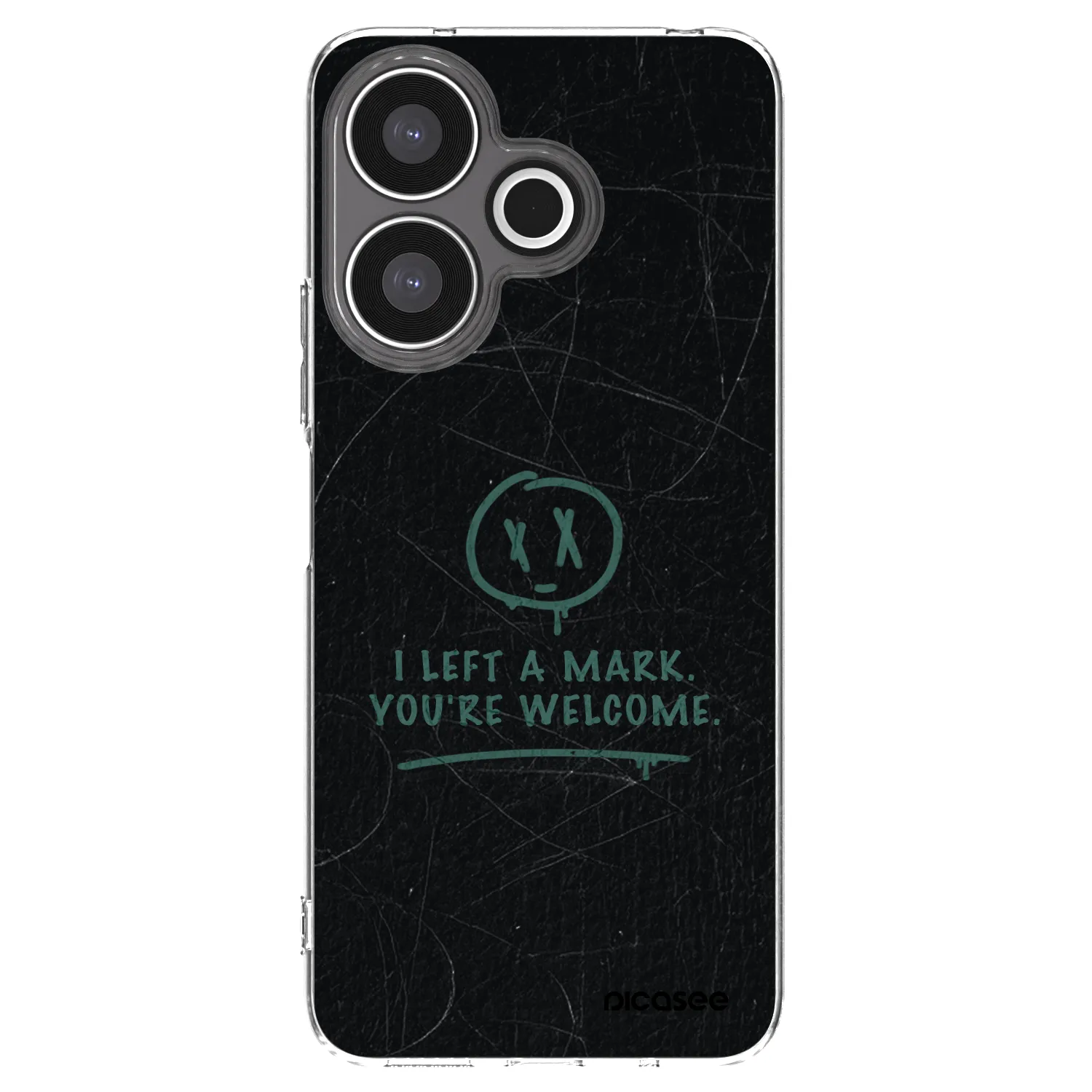 Picasee silikonowe przeźroczyste etui na Xiaomi Redmi 13 4G - LEFT A MARK