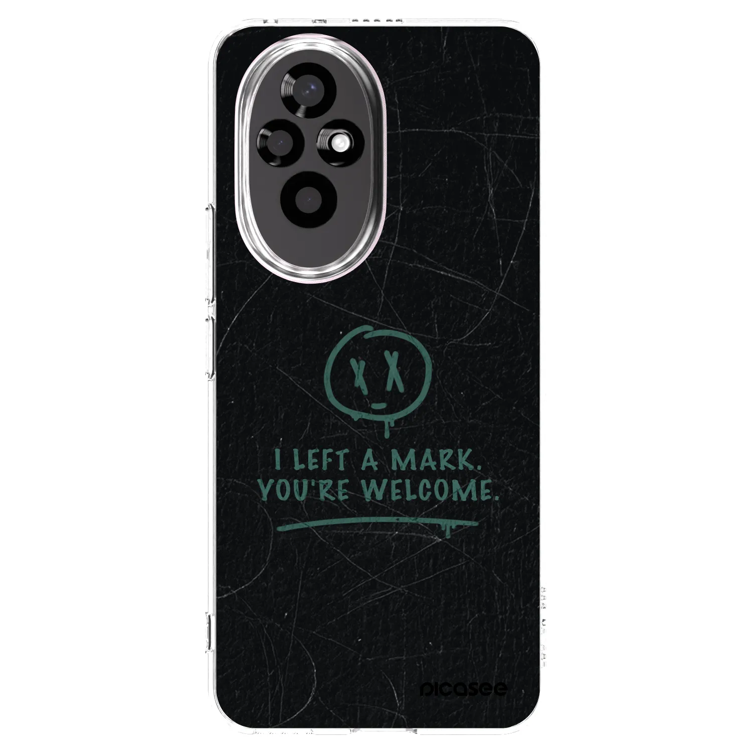 Picasee silikonowe przeźroczyste etui na Honor 200 Pro 5G - LEFT A MARK