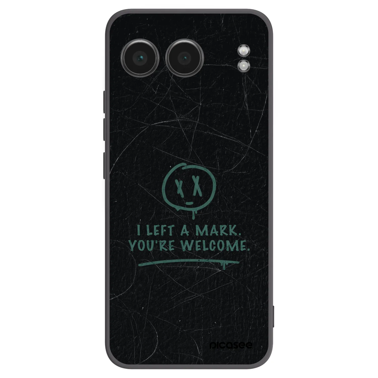 Picasee silikonowe czarne etui na OnePlus Nord 4 - LEFT A MARK