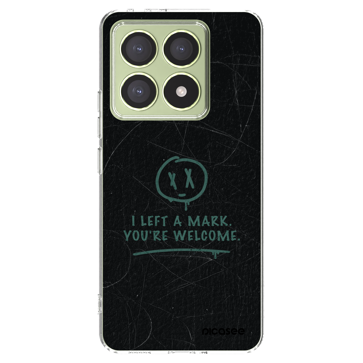 Picasee silikonowe przeźroczyste etui na Xiaomi 14T - LEFT A MARK