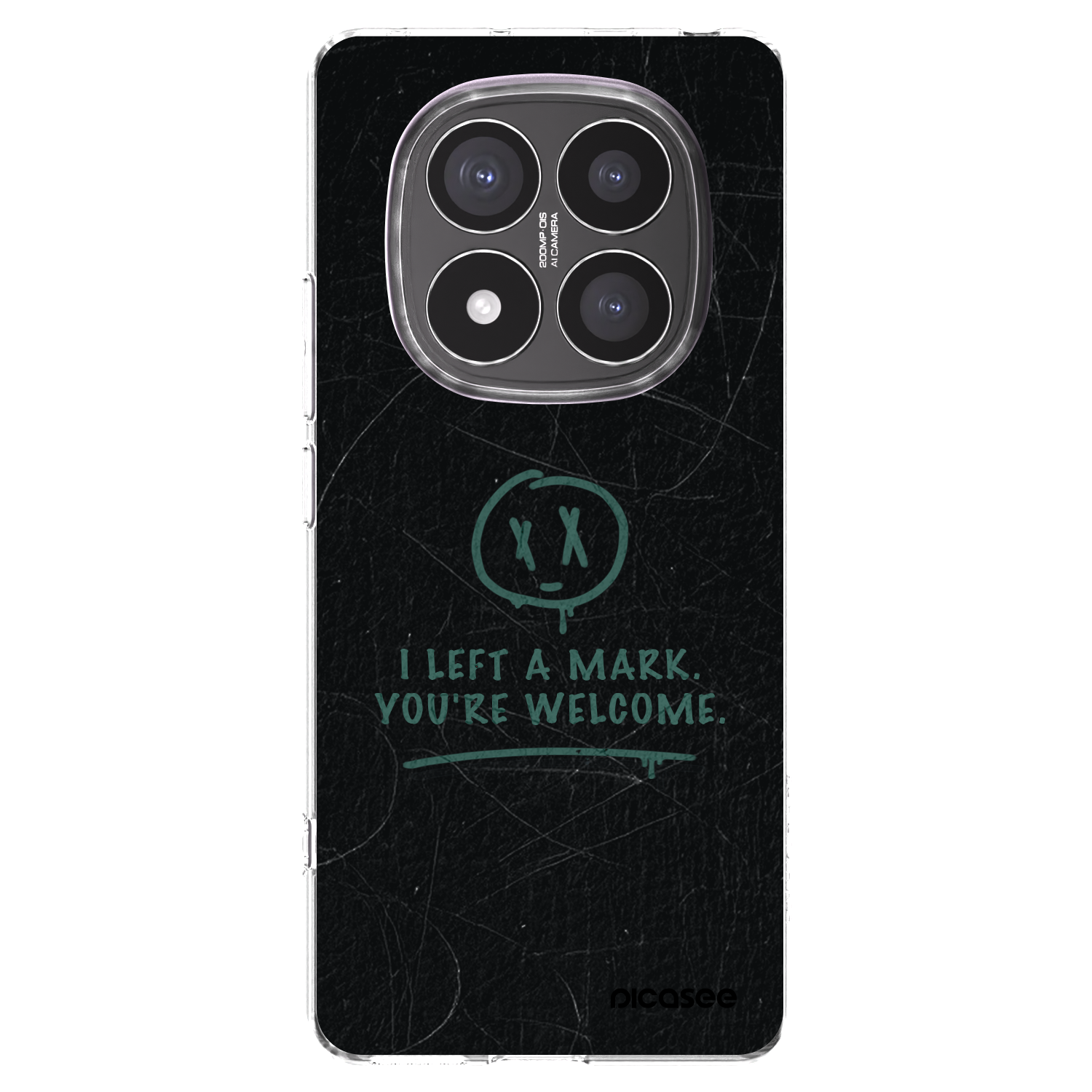 Picasee silikonowe przeźroczyste etui na Xiaomi Redmi Note 14 Pro+ 5G - LEFT A MARK