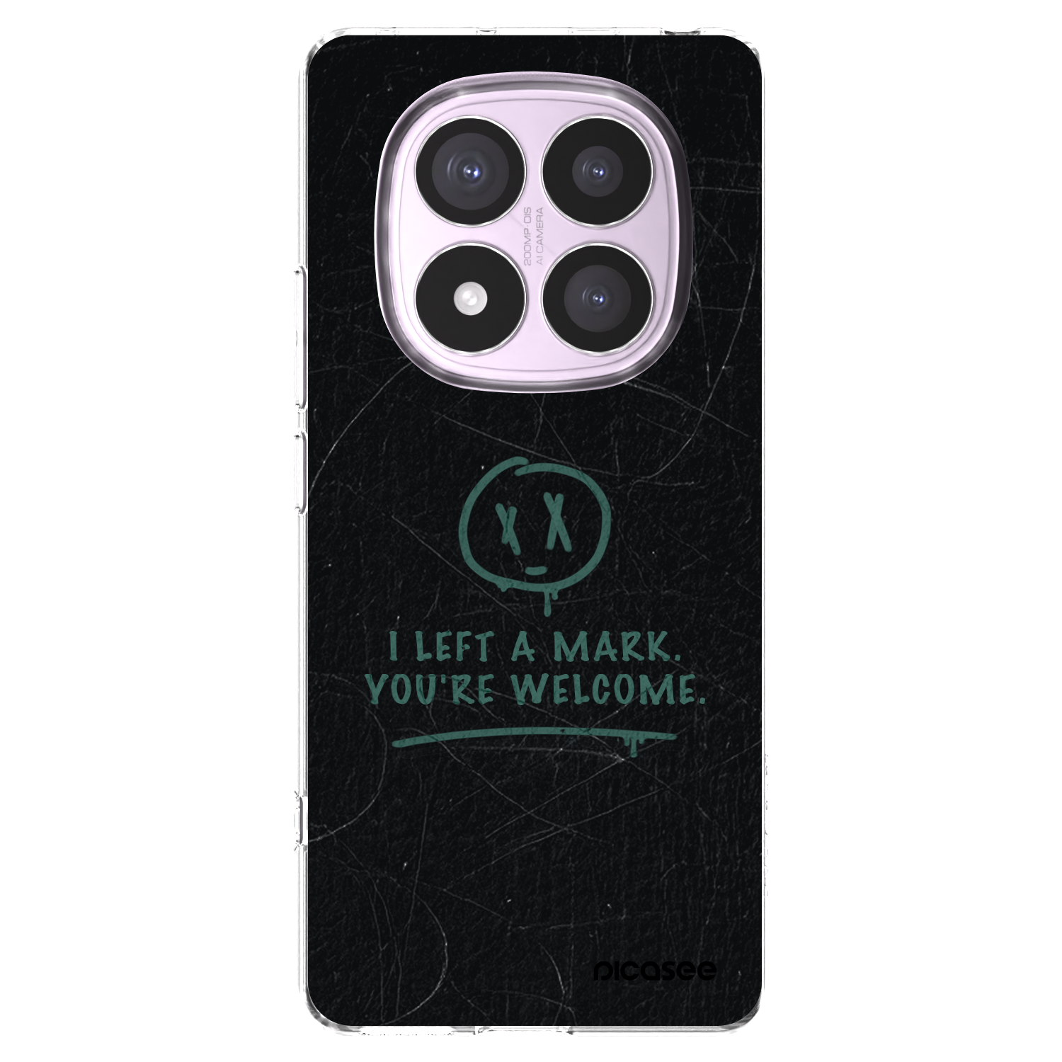 Picasee silikonowe przeźroczyste etui na Xiaomi Redmi Note 14 Pro 5G - LEFT A MARK