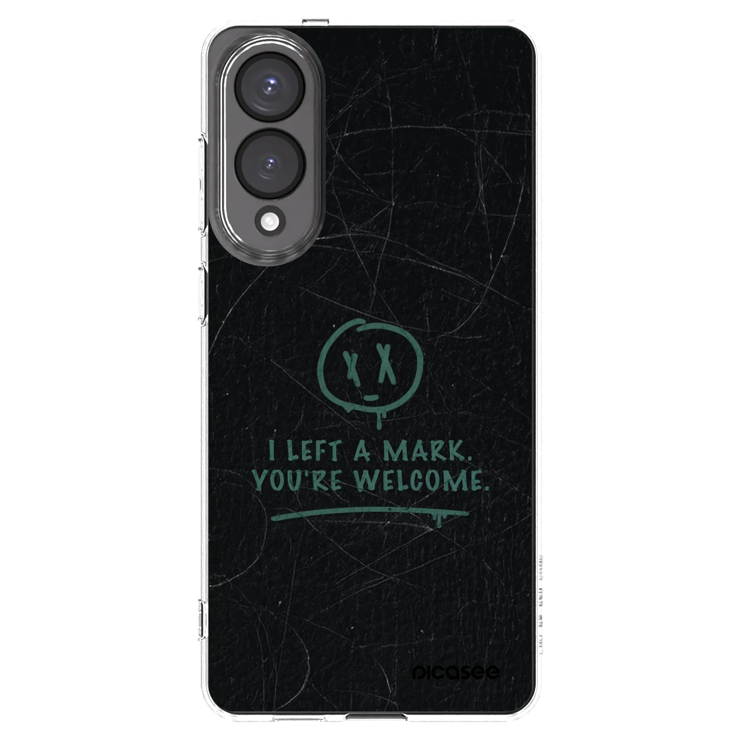 Picasee silikonowe przeźroczyste etui na Samsung Galaxy S25 Edge 5G - LEFT A MARK