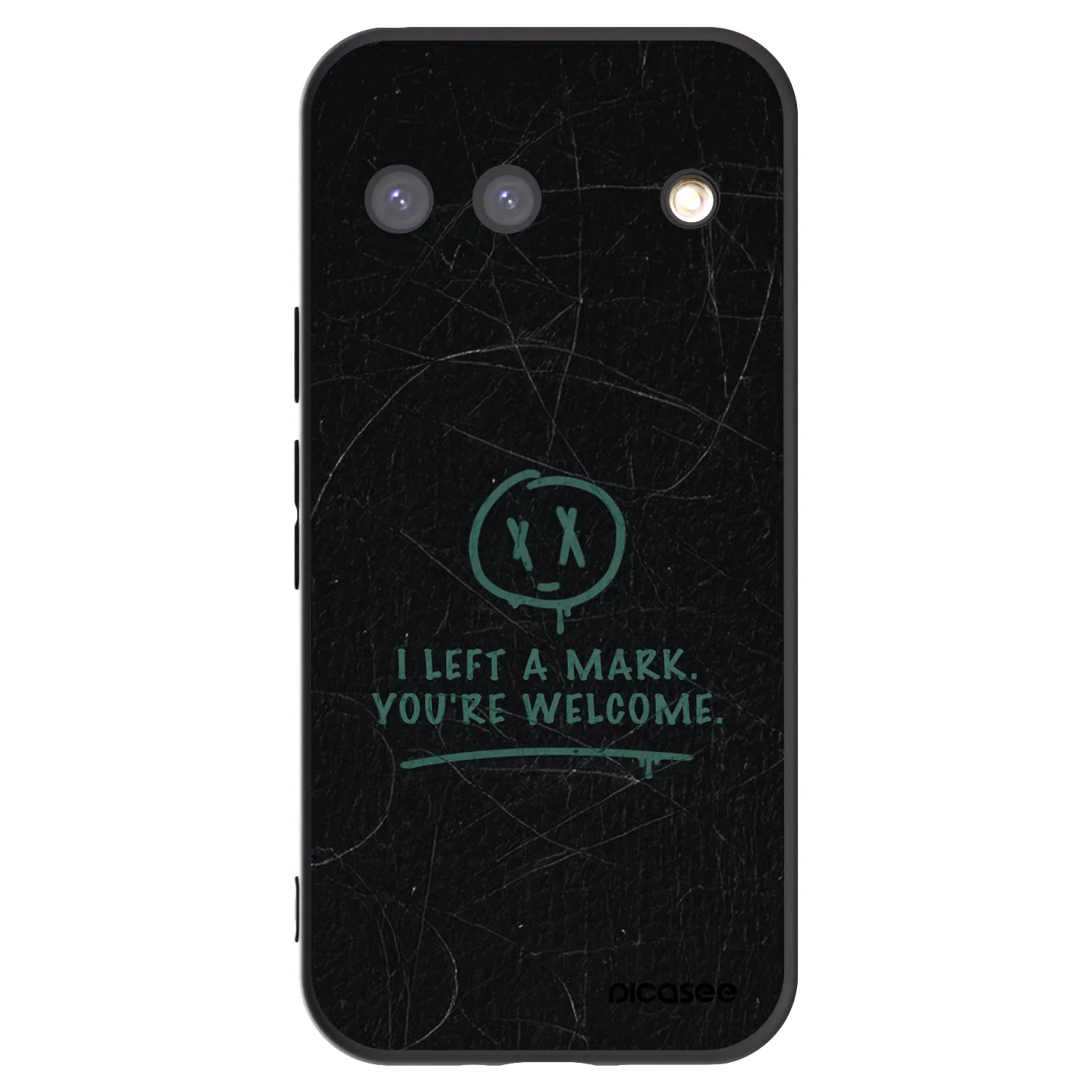 Picasee silikonowe czarne etui na Google Pixel 9 - LEFT A MARK