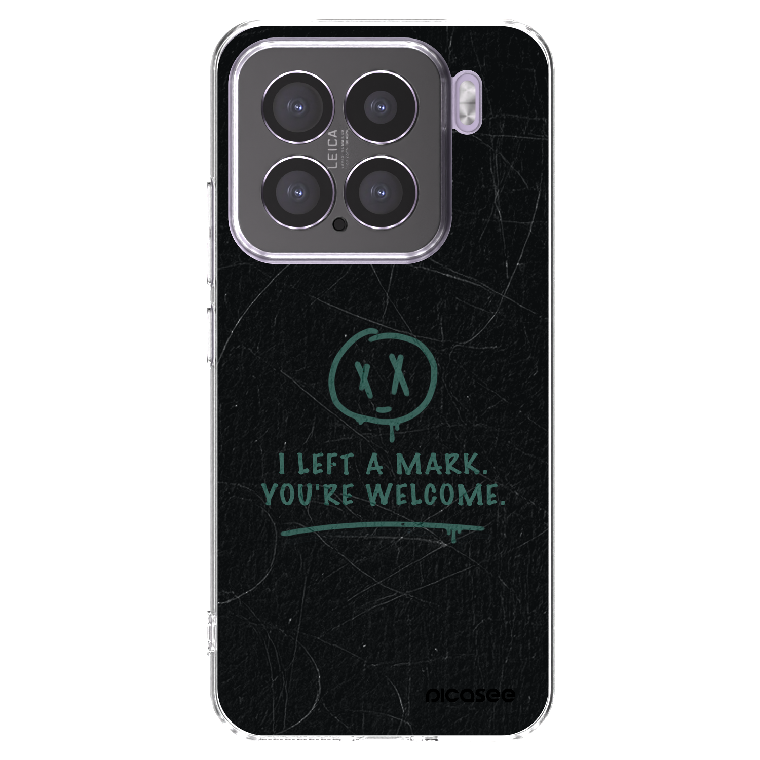 Picasee silikonowe przeźroczyste etui na Xiaomi 15 - LEFT A MARK