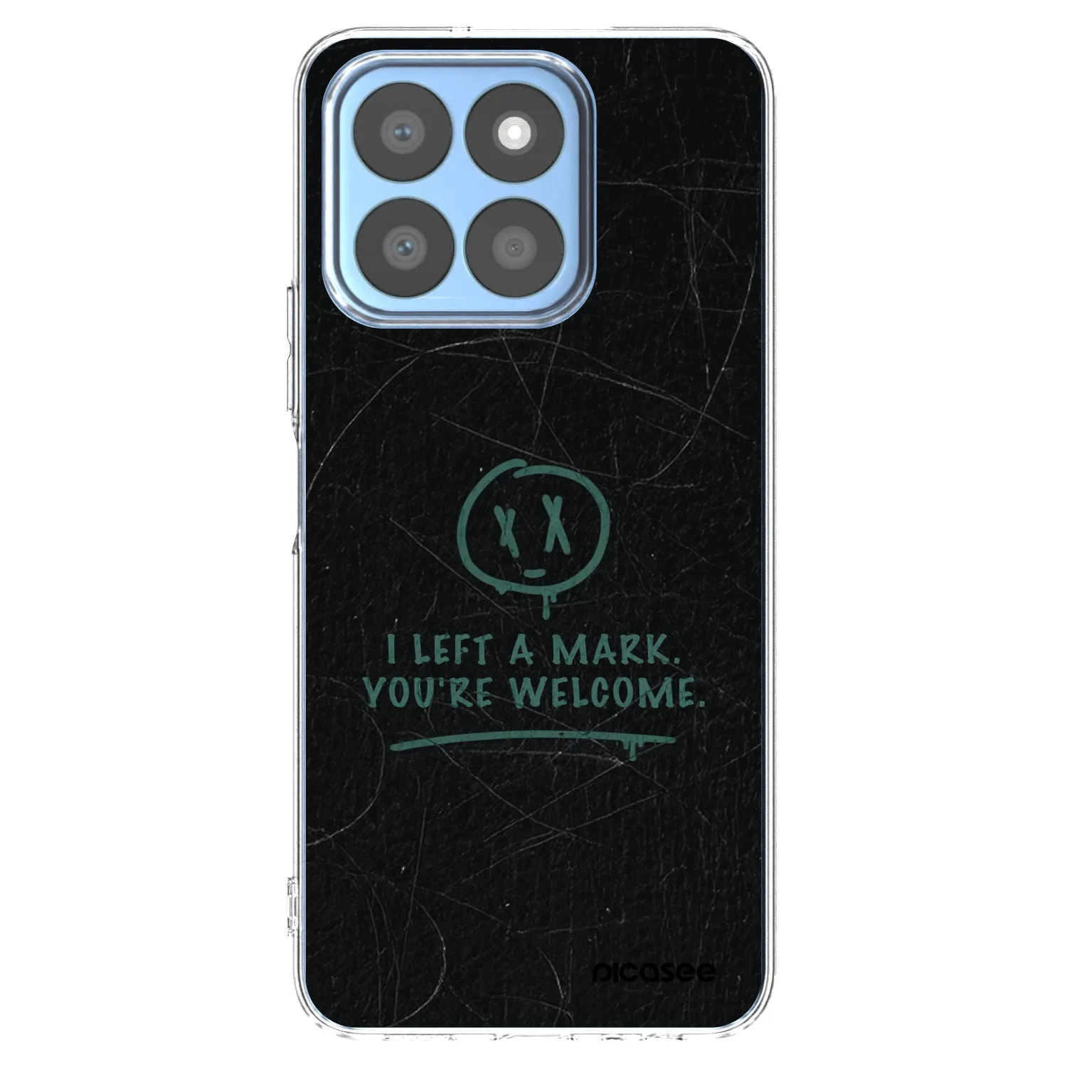 Picasee silikonowe przeźroczyste etui na Honor X8c - LEFT A MARK