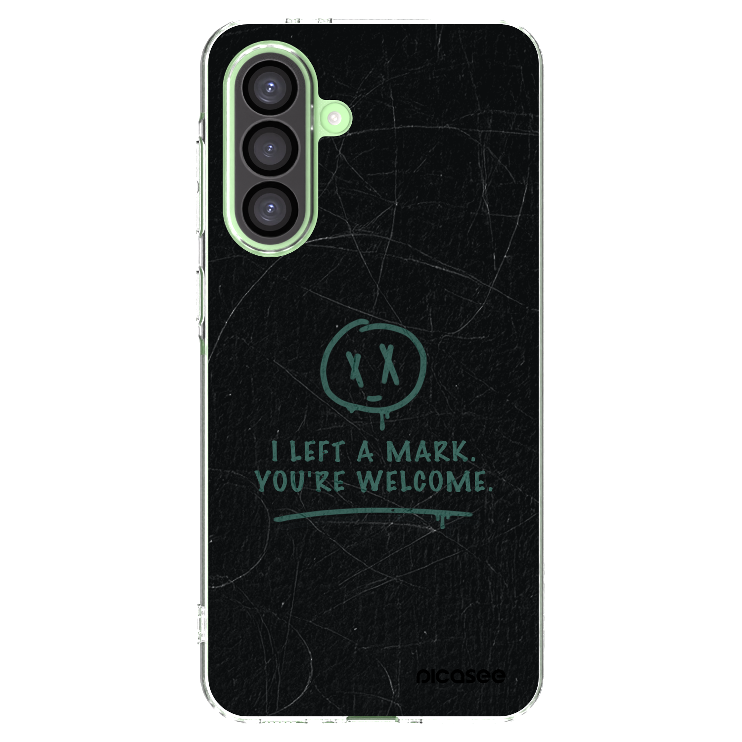 Picasee silikonowe przeźroczyste etui na Samsung Galaxy A26 5G A266B - LEFT A MARK