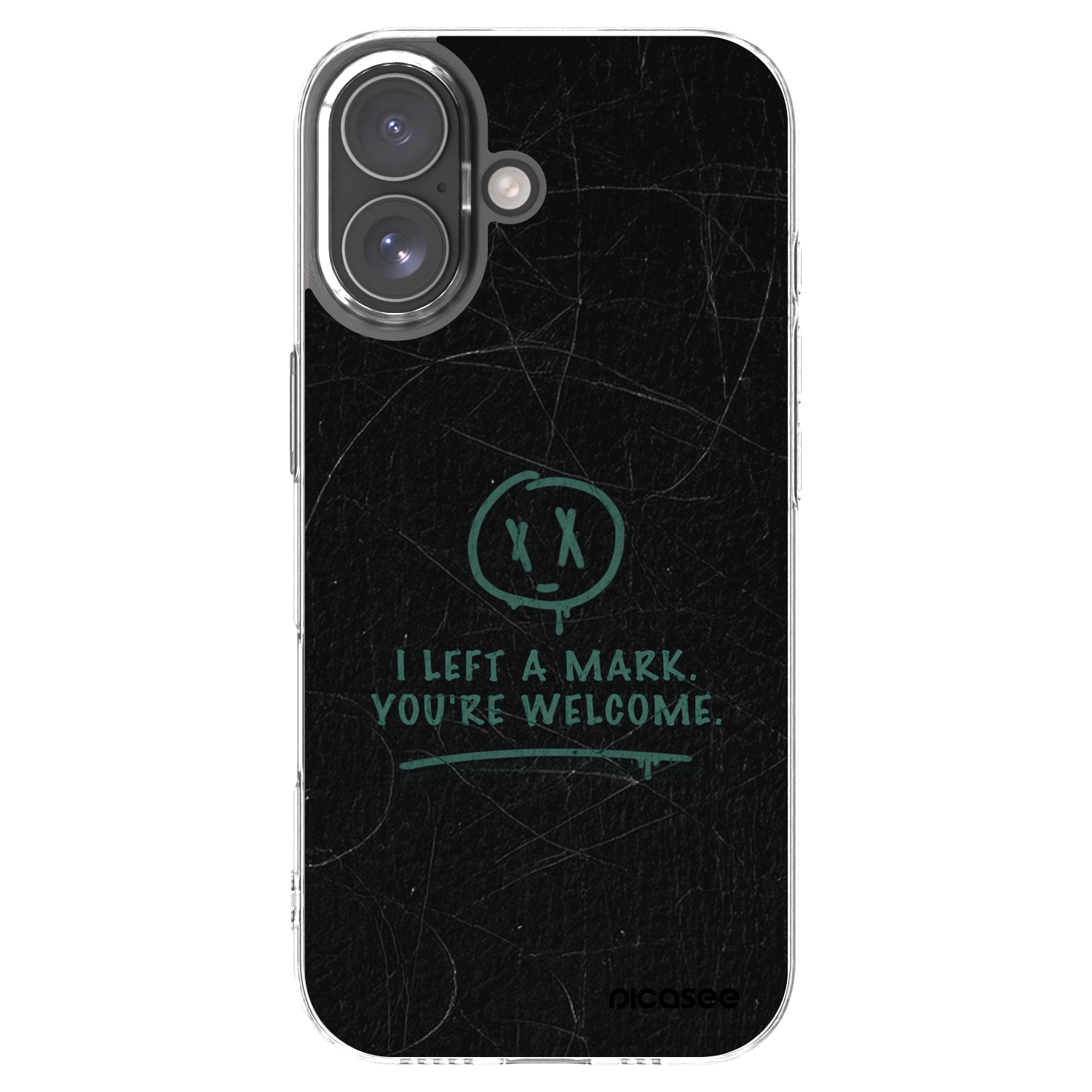 Picasee silikonowe przeźroczyste etui na Apple iPhone 17 - LEFT A MARK