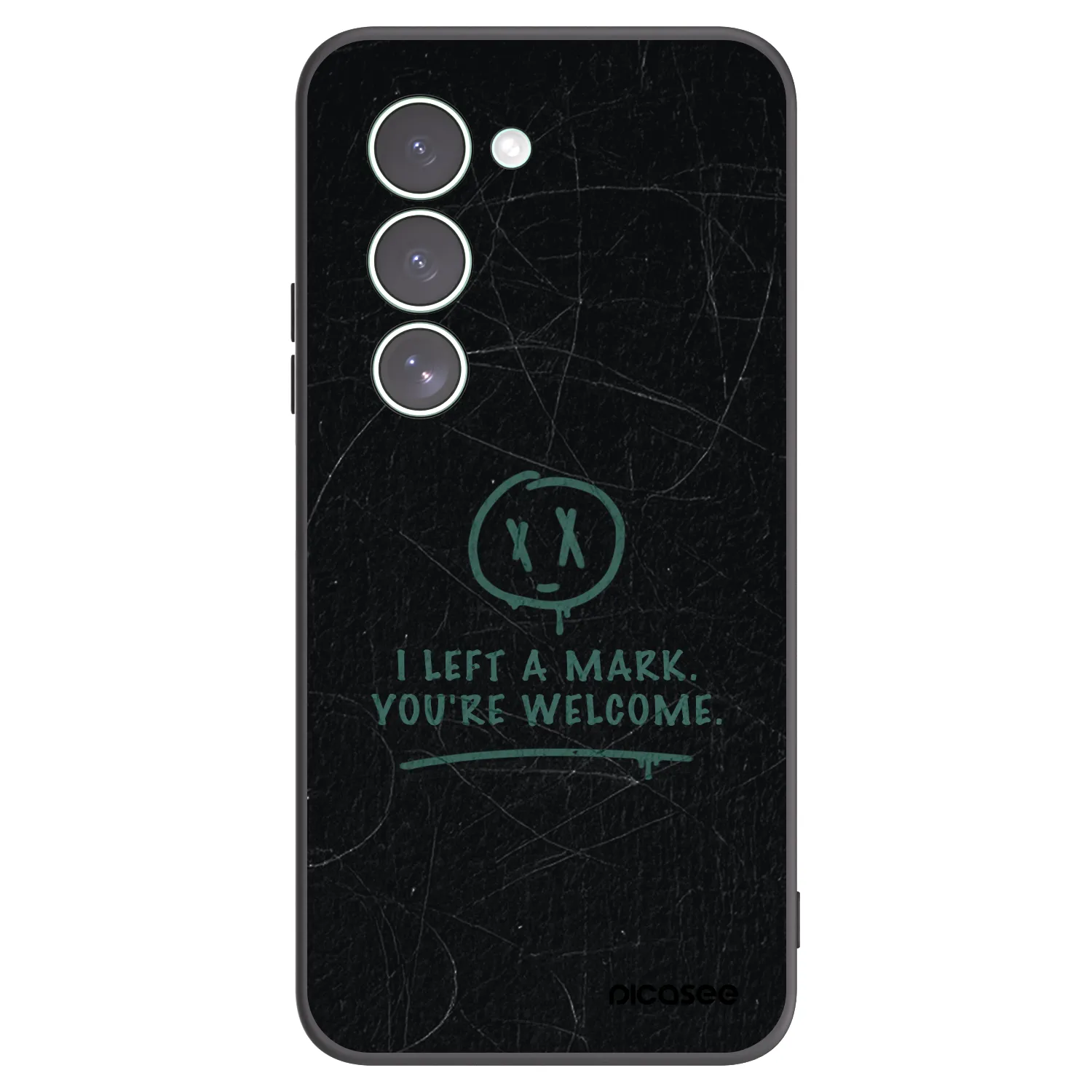 Picasee silikonowe czarne etui na Xiaomi Redmi 15 5G - LEFT A MARK