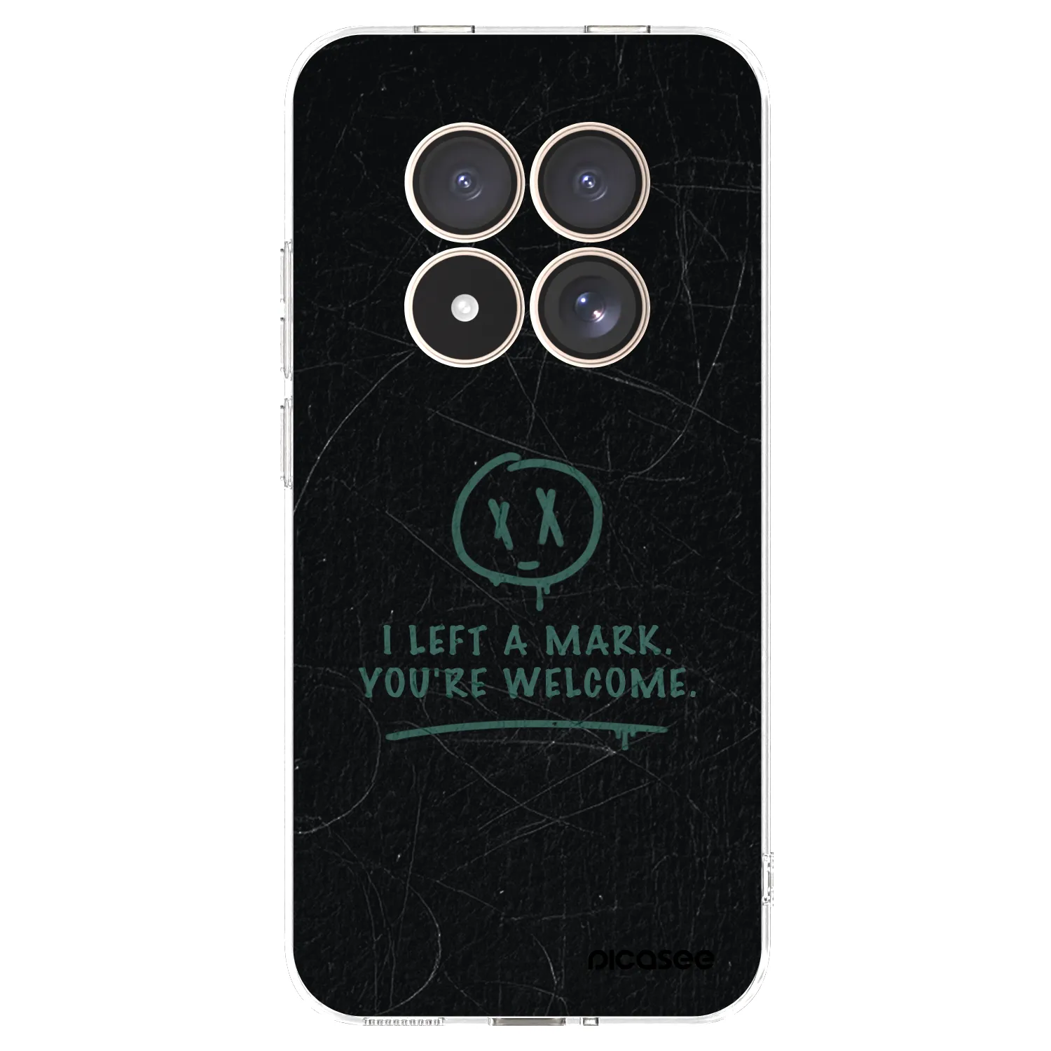 Picasee silikonowe przeźroczyste etui na Xiaomi Redmi Note 15 Pro 4G - LEFT A MARK