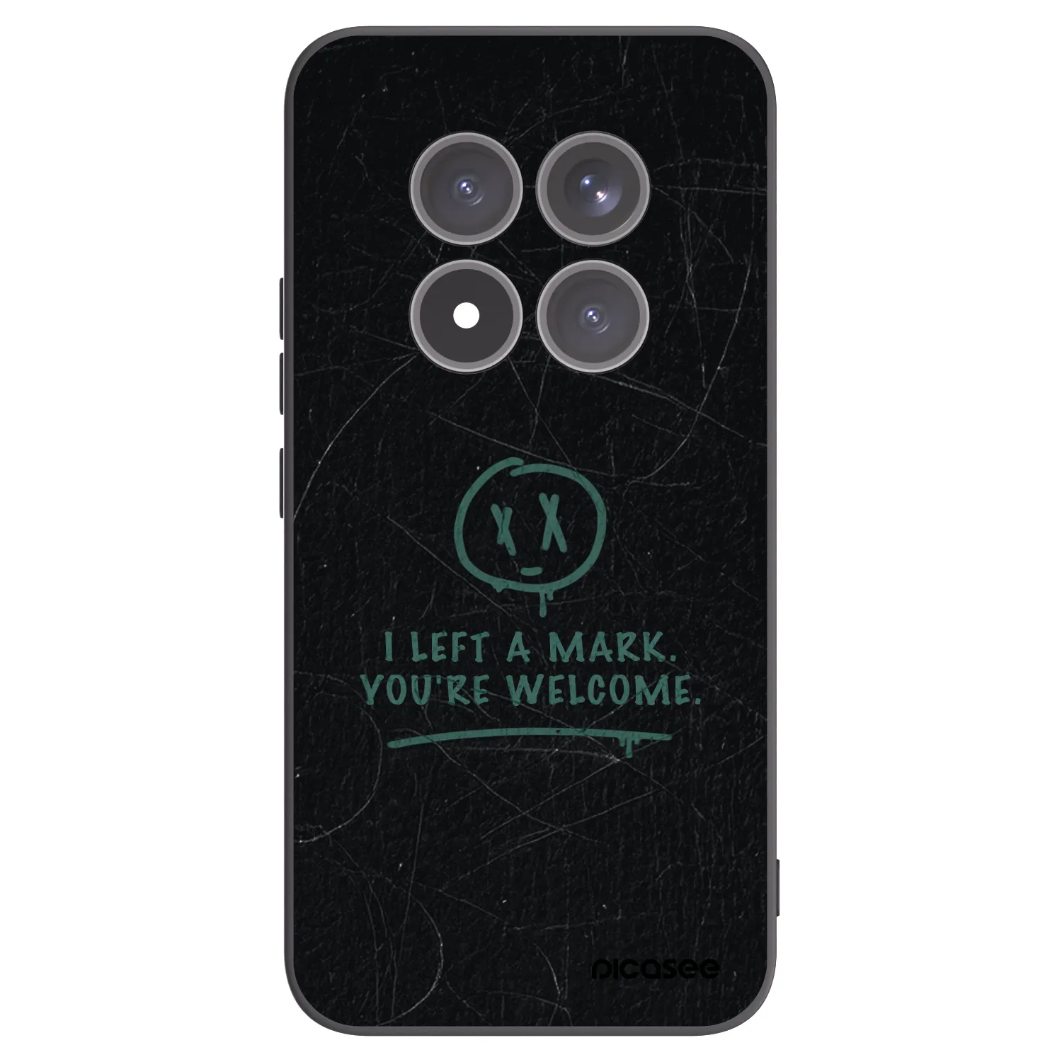 Picasee silikonowe czarne etui na Xiaomi Redmi Note 15 Pro+ - LEFT A MARK