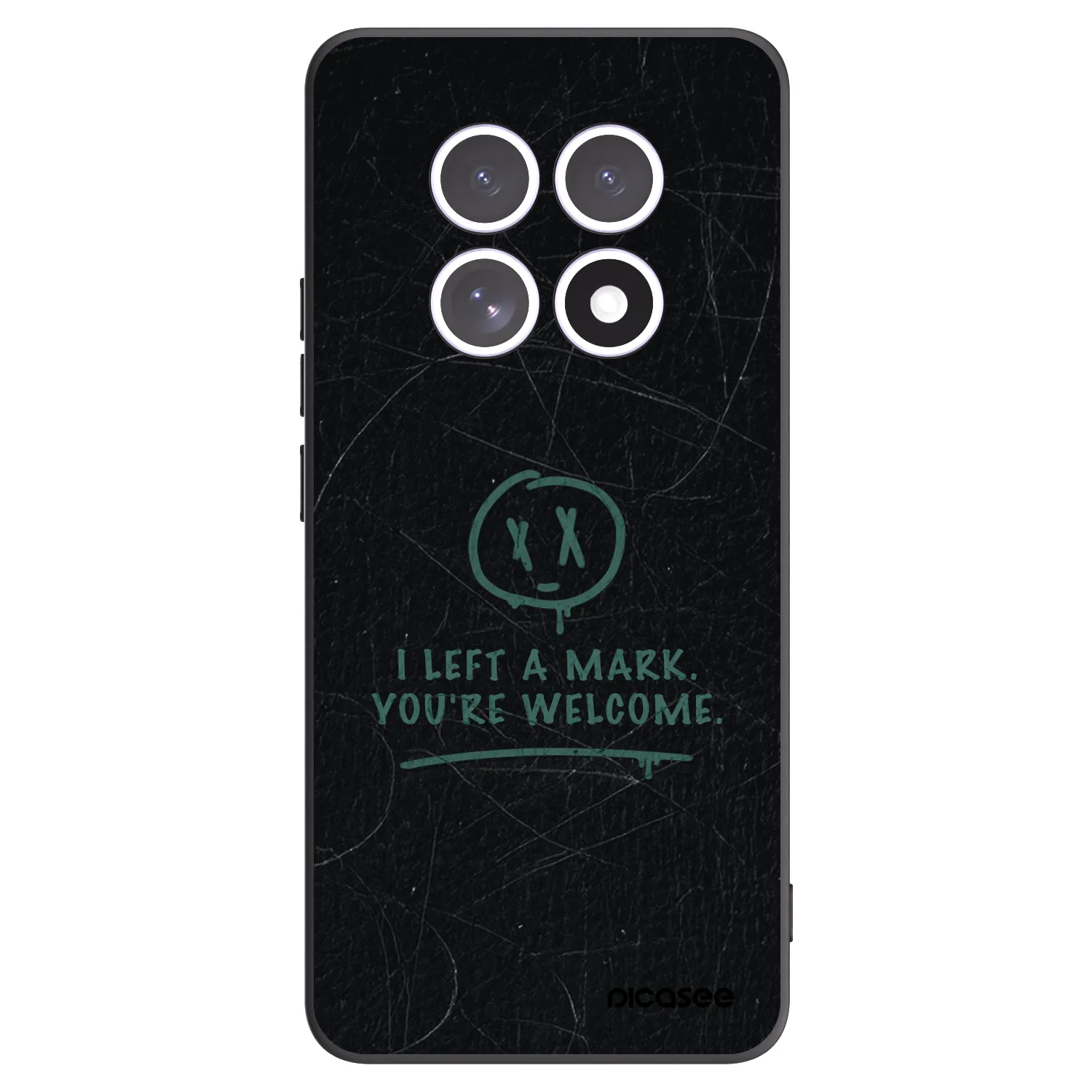 Picasee silikonowe czarne etui na Xiaomi Redmi Note 15 4G - LEFT A MARK