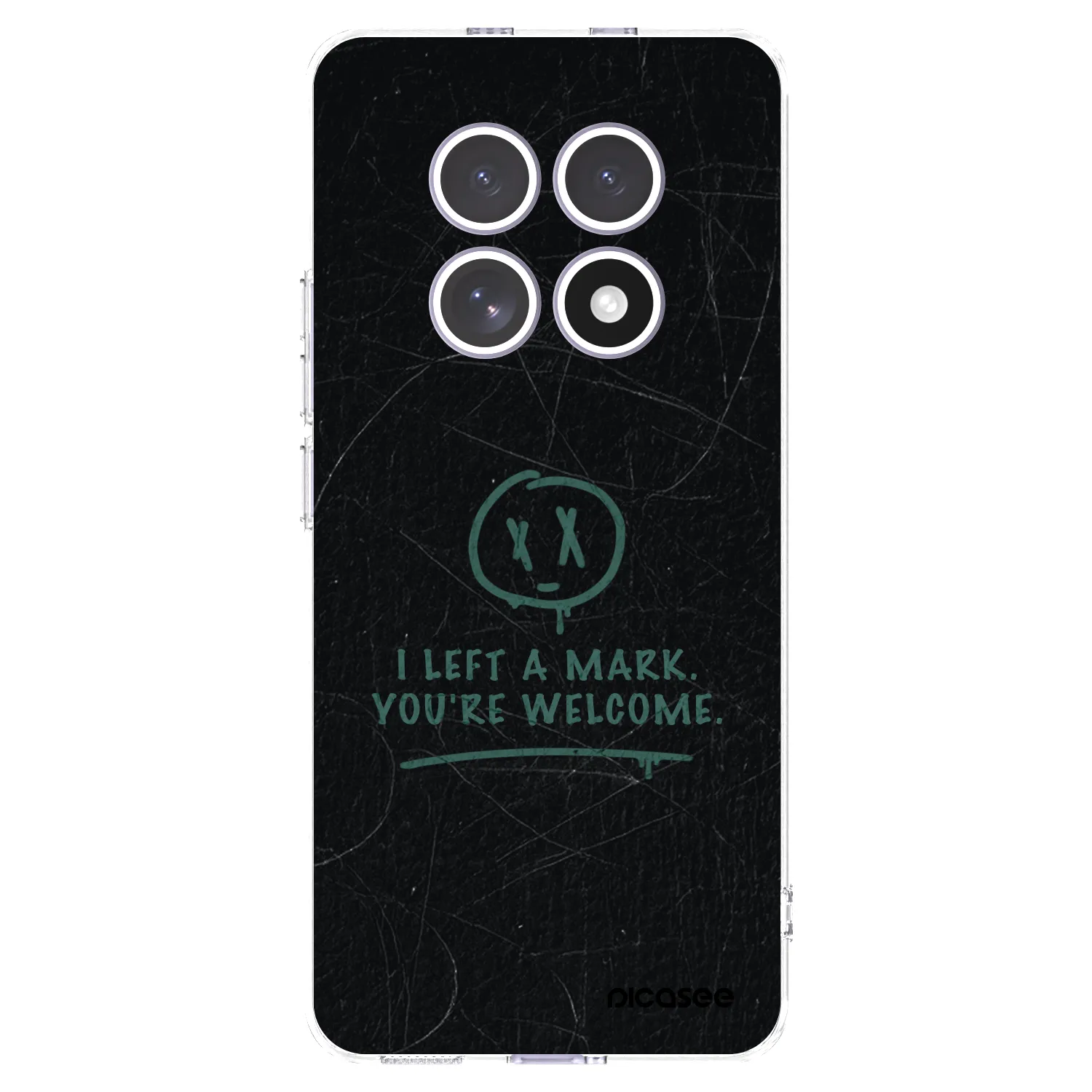 Picasee silikonowe przeźroczyste etui na Xiaomi Redmi Note 15 4G - LEFT A MARK