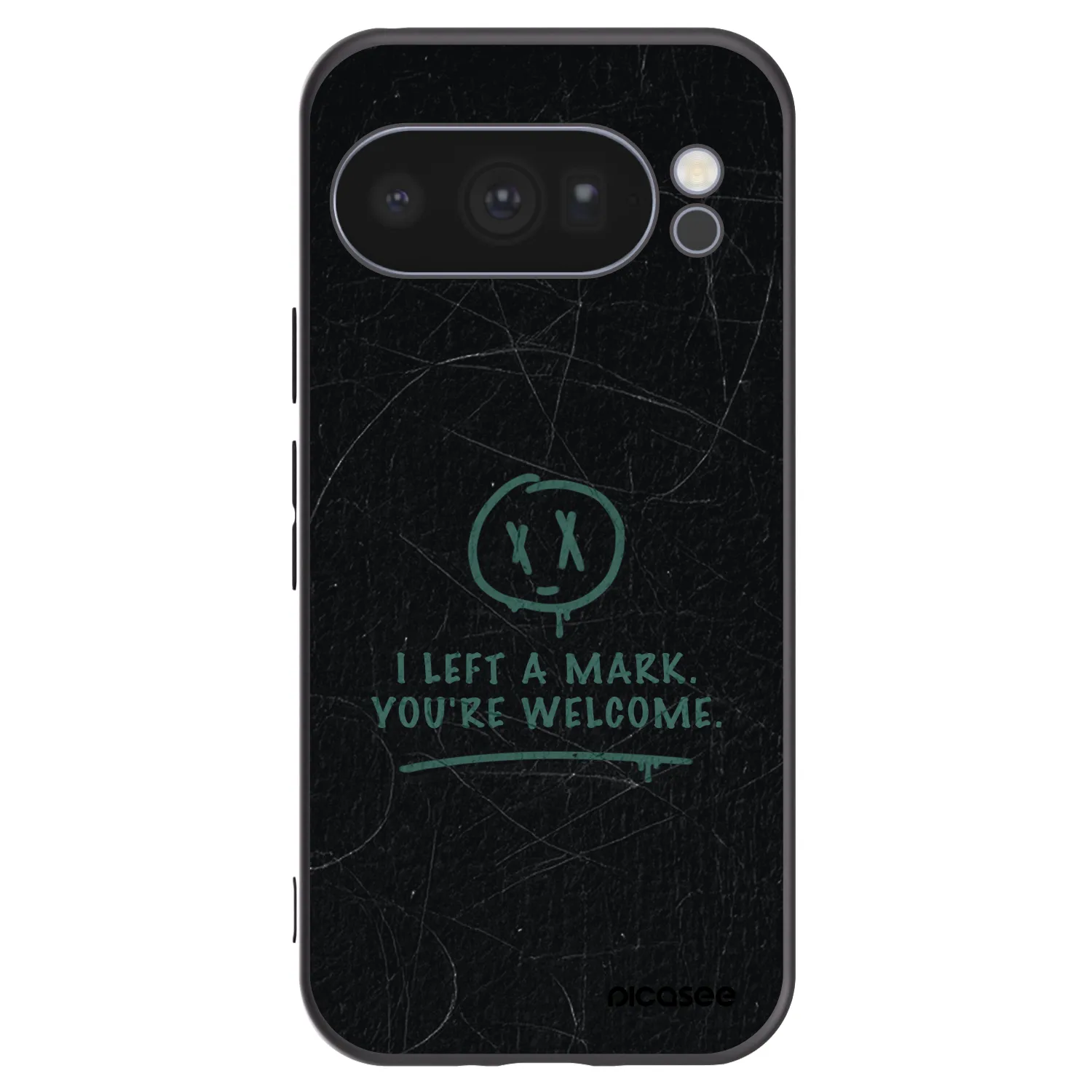 Picasee silikonowe czarne etui na Google Pixel 10 Pro - LEFT A MARK