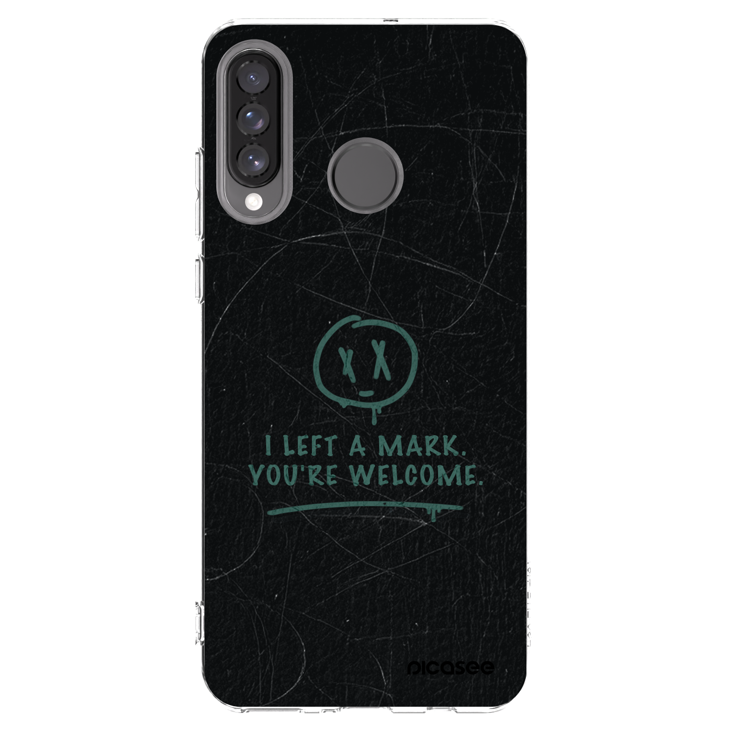 Picasee silikonowe przeźroczyste etui na Huawei P30 Lite - LEFT A MARK