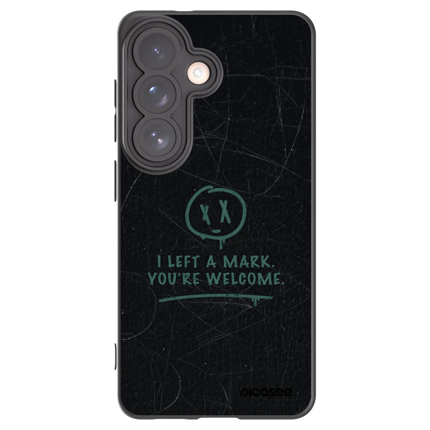 Picasee silikonowe czarne etui na Samsung Galaxy S26 - LEFT A MARK