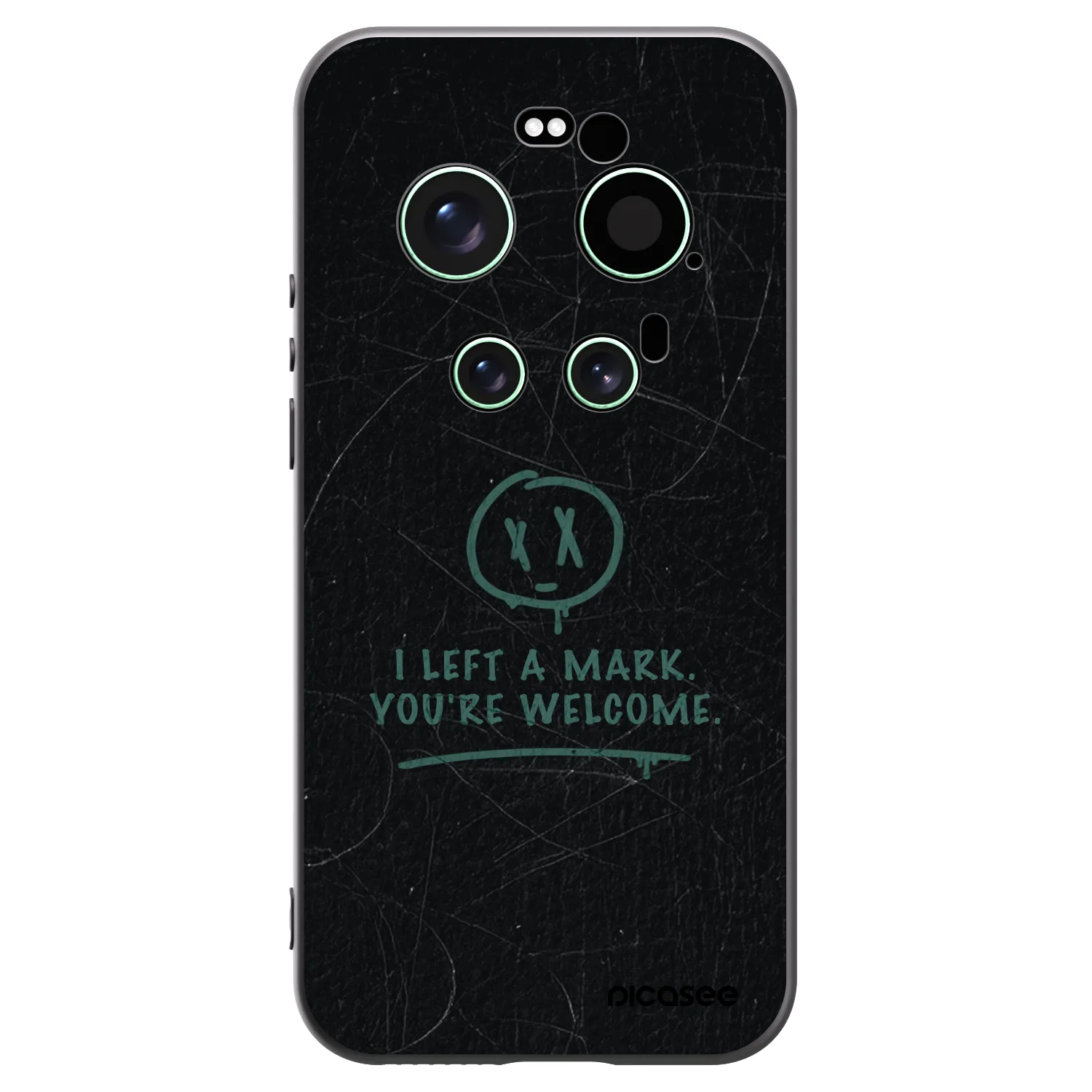 Picasee silikonowe czarne etui na Xiaomi 17 Ultra - LEFT A MARK