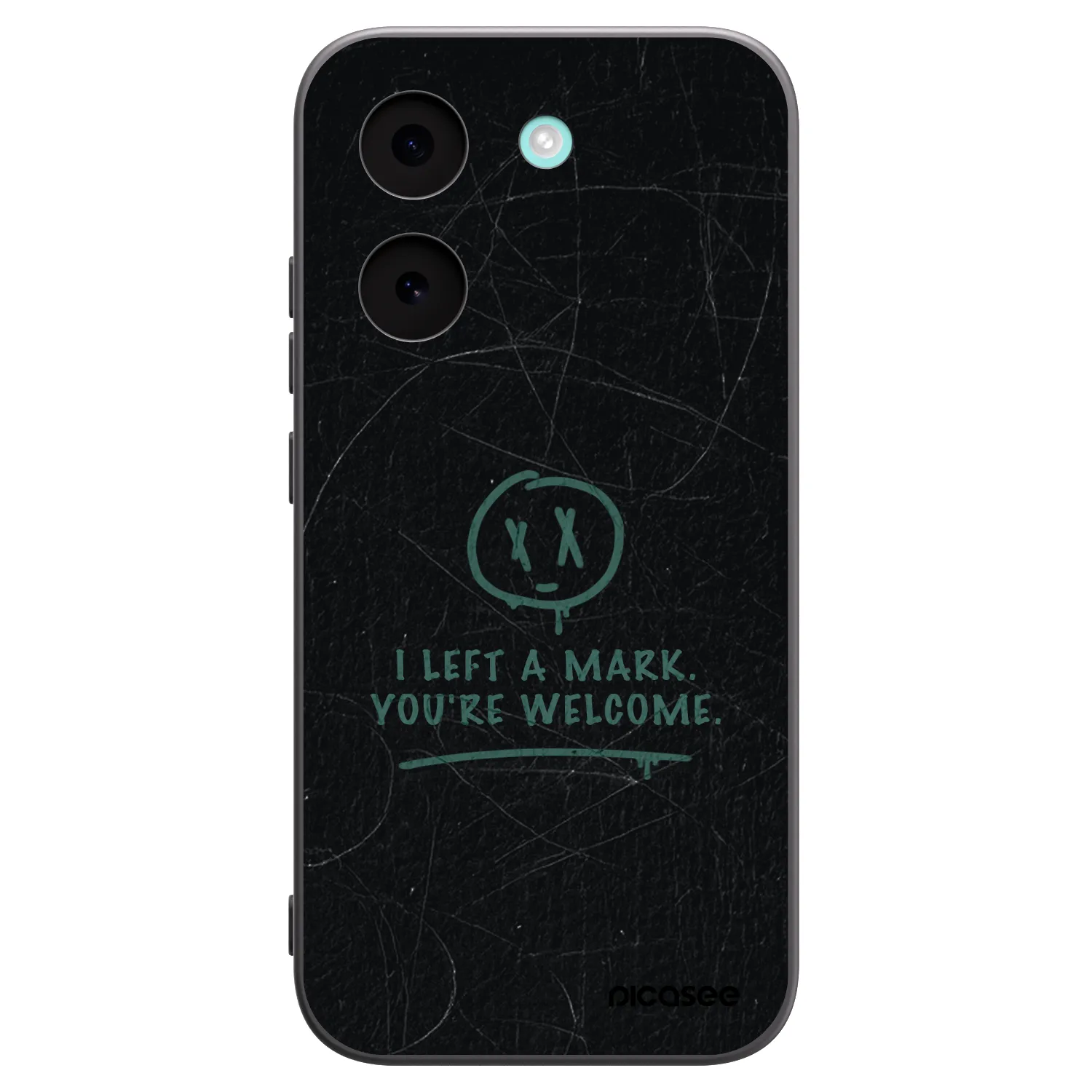 Picasee silikonowe czarne etui na Xiaomi Poco X8 Pro - LEFT A MARK