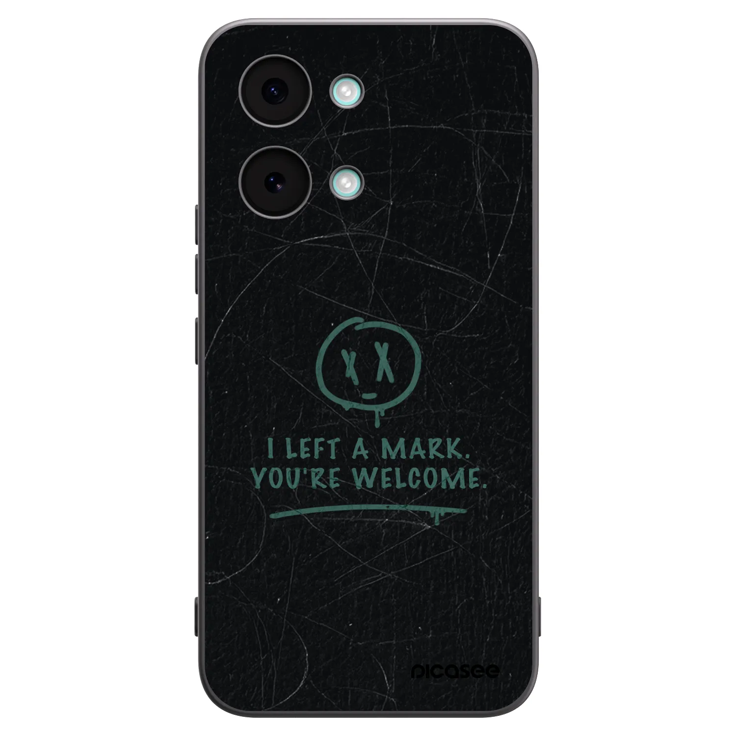 Picasee silikonowe czarne etui na Xiaomi Poco X8 Pro Max - LEFT A MARK