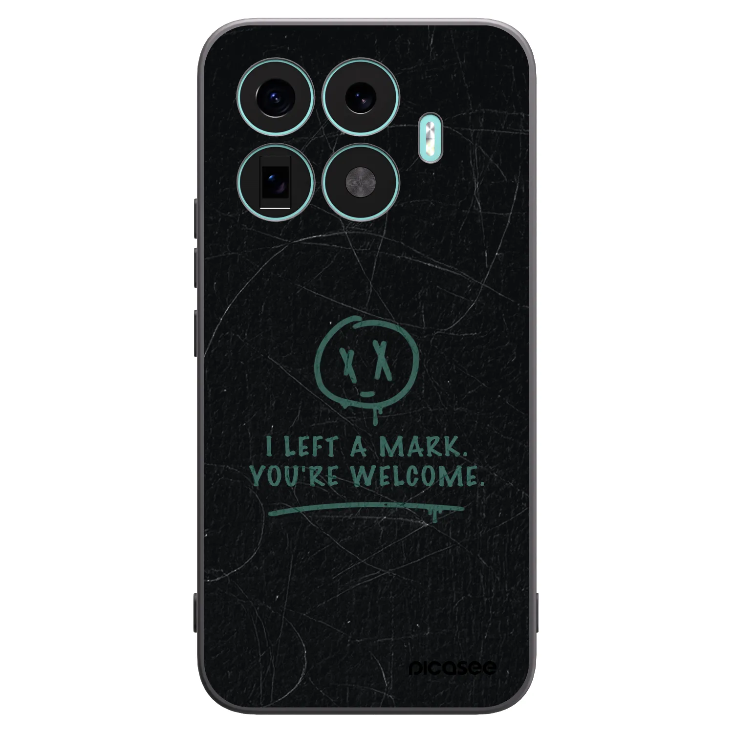 Picasee silikonowe czarne etui na Xiaomi 17T Pro - LEFT A MARK