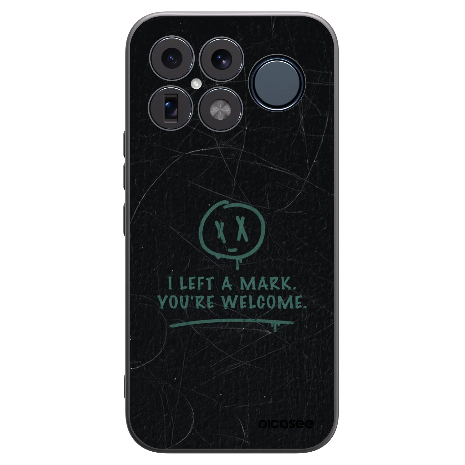 Picasee silikonowe czarne etui na Xiaomi Poco F8 Ultra - LEFT A MARK